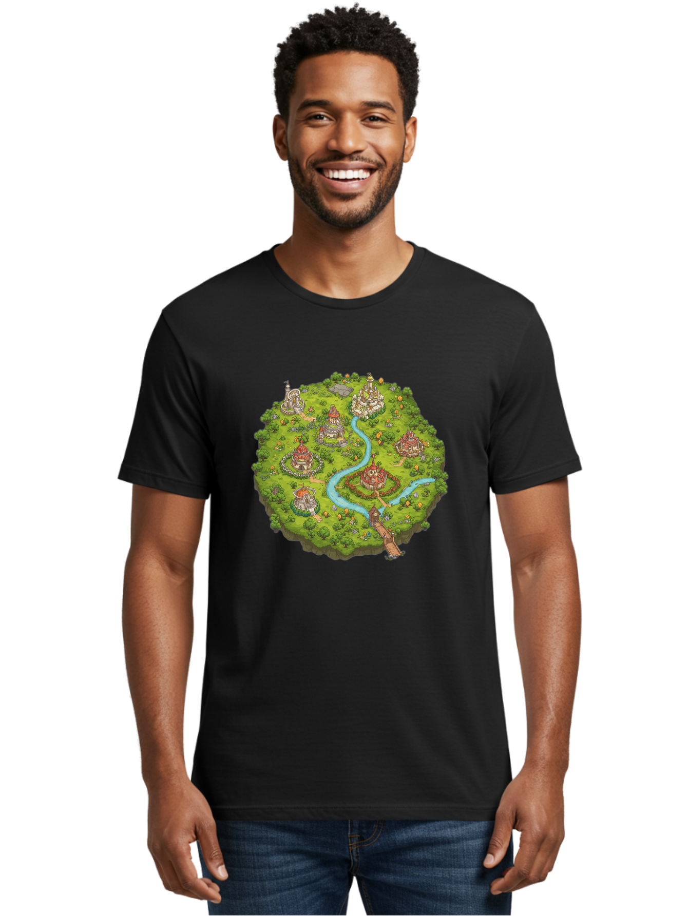 Fantasy-Island-1 Men'S Graphic Tee, 100% Cotton, Comfortable Casual Summer Wear, Machine Washable, Vintage Camera, Old Camera, Antique Camera, Black Camera, Classic Photography, Photography Equipment, Nostalgic Device, Film Camera, Camera Art Baf059