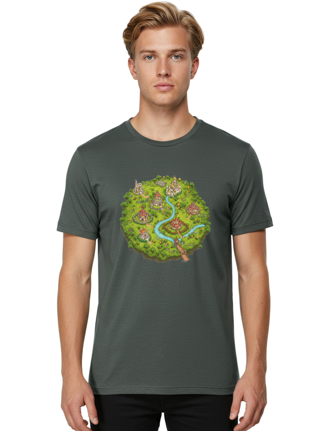 Fantasy-Island-1 Men'S Graphic Tee, 100% Cotton, Comfortable Casual Summer Wear, Machine Washable, Vintage Camera, Old Camera, Antique Camera, Black Camera, Classic Photography, Photography Equipment, Nostalgic Device, Film Camera, Camera Art Baf059