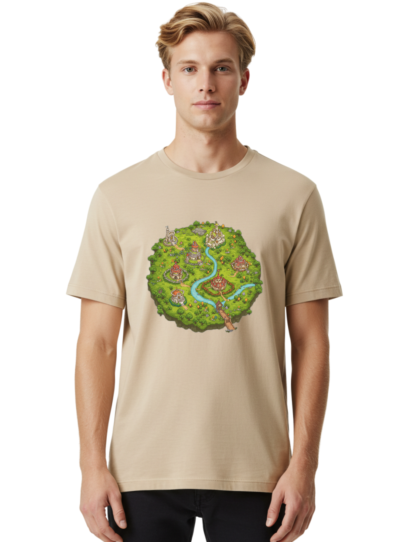 Fantasy-Island-1 Men'S Graphic Tee, 100% Cotton, Comfortable Casual Summer Wear, Machine Washable, Vintage Camera, Old Camera, Antique Camera, Black Camera, Classic Photography, Photography Equipment, Nostalgic Device, Film Camera, Camera Art Baf059