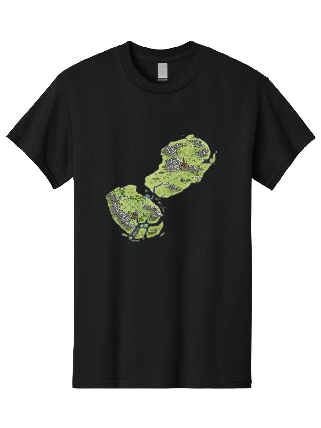 Fantasy-Island-Map Men'S Graphic Tee, 100% Cotton, Comfortable Casual Summer Wear, Machine Washable, Vintage Camera, Old Camera, Antique Camera, Black Camera, Classic Photography, Photography Equipment, Nostalgic Device, Film Camera, Baf060