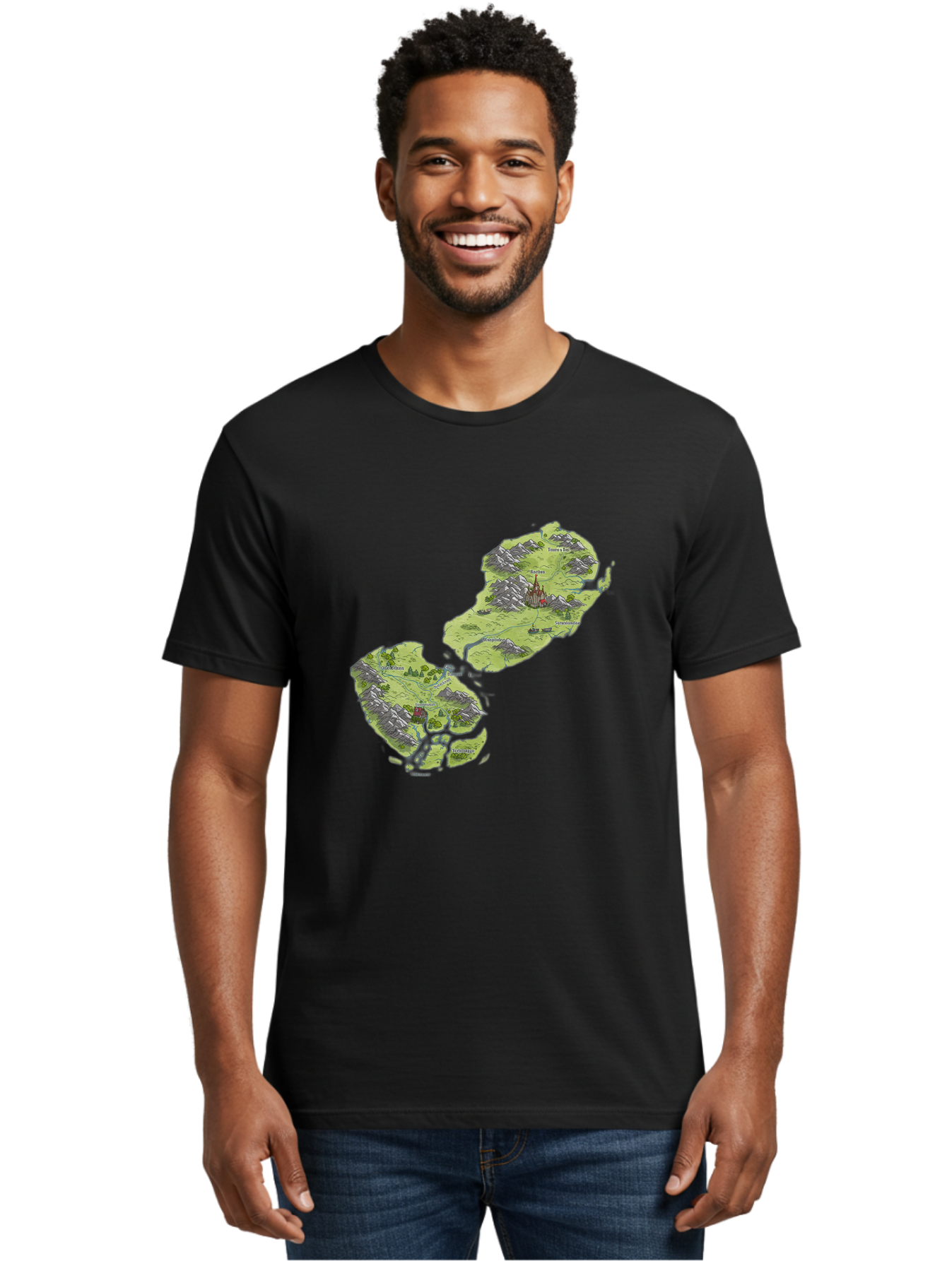 Fantasy-Island-Map Men'S Graphic Tee, 100% Cotton, Comfortable Casual Summer Wear, Machine Washable, Vintage Camera, Old Camera, Antique Camera, Black Camera, Classic Photography, Photography Equipment, Nostalgic Device, Film Camera, Baf060