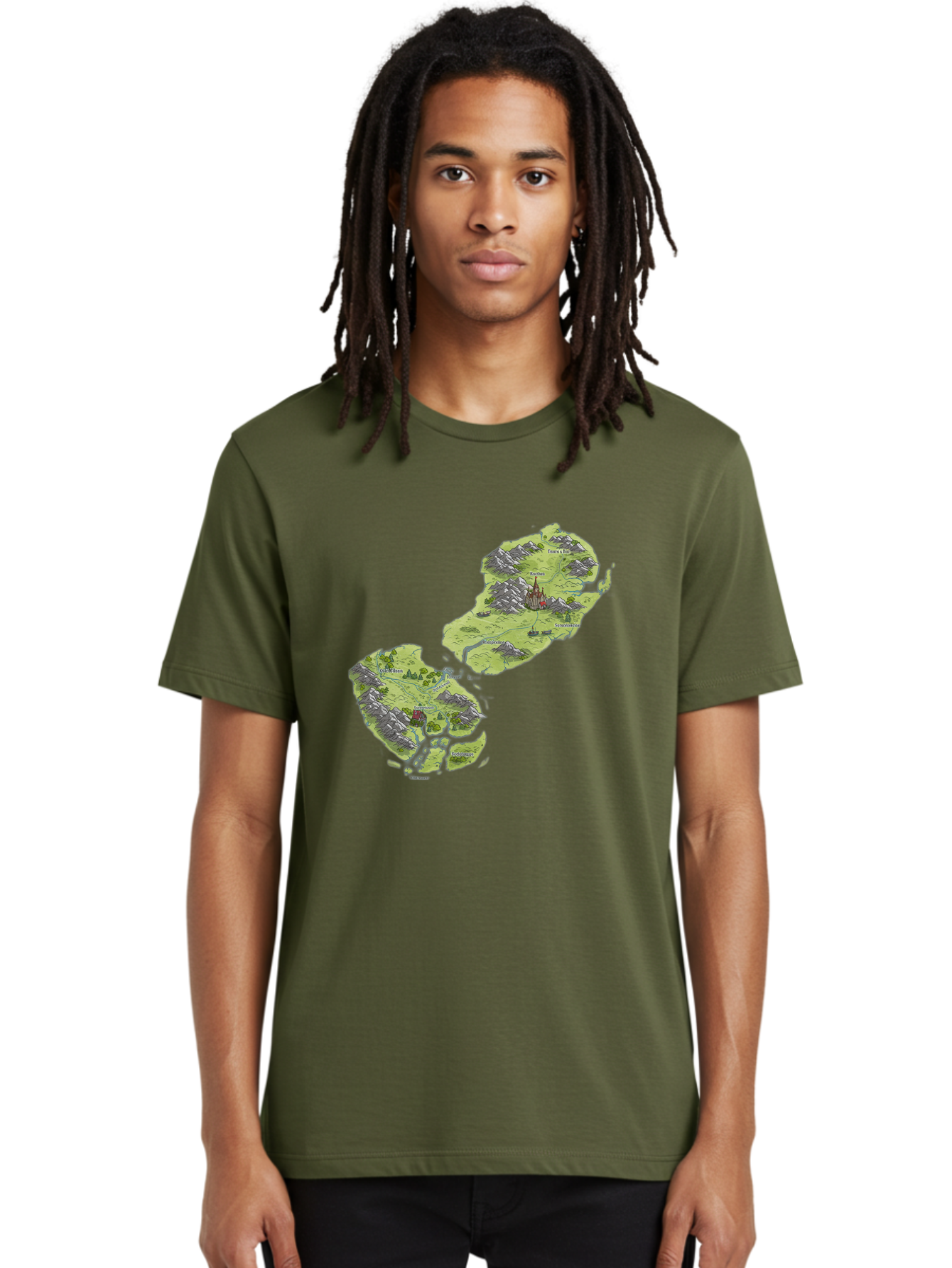 Fantasy-Island-Map Men'S Graphic Tee, 100% Cotton, Comfortable Casual Summer Wear, Machine Washable, Vintage Camera, Old Camera, Antique Camera, Black Camera, Classic Photography, Photography Equipment, Nostalgic Device, Film Camera, Baf060