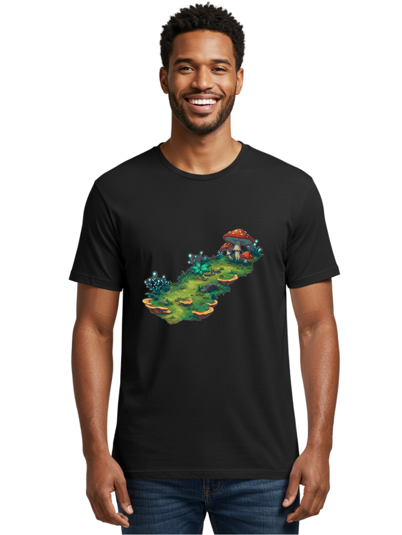 Fantasy-Mushroom-Isle Men'S Graphic Tee, 100% Cotton, Comfortable Casual Summer Wear, Machine Washable, Vintage Camera, Old Camera, Antique Camera, Black Camera, Classic Photography, Photography Equipment, Nostalgic Device, Film Camera, Baf062