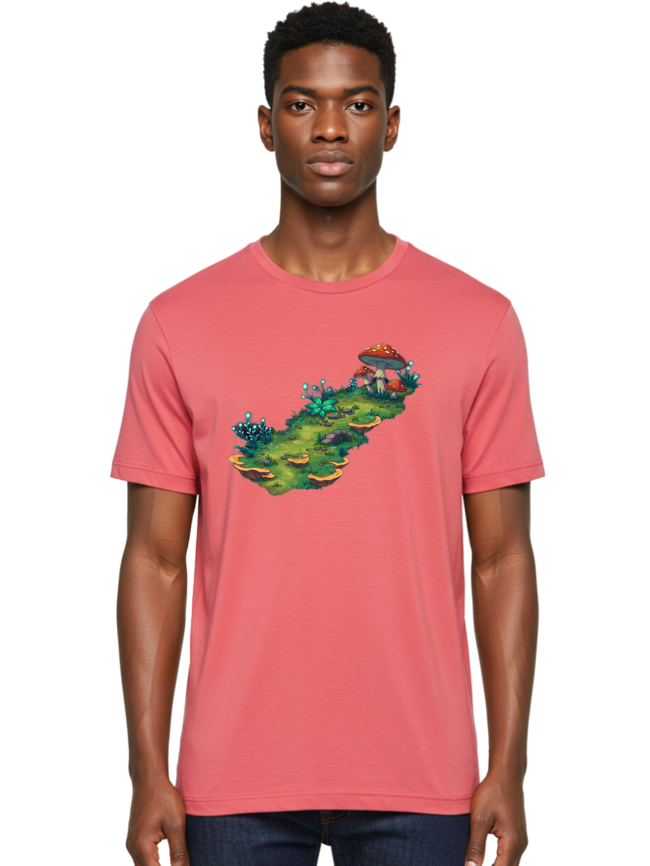Fantasy-Mushroom-Isle Men'S Graphic Tee, 100% Cotton, Comfortable Casual Summer Wear, Machine Washable, Vintage Camera, Old Camera, Antique Camera, Black Camera, Classic Photography, Photography Equipment, Nostalgic Device, Film Camera, Baf062