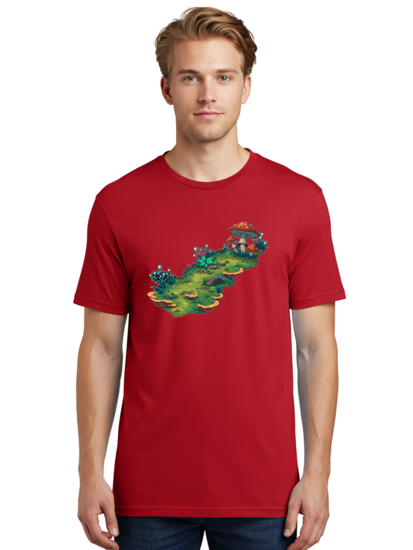 Fantasy-Mushroom-Isle Men'S Graphic Tee, 100% Cotton, Comfortable Casual Summer Wear, Machine Washable, Vintage Camera, Old Camera, Antique Camera, Black Camera, Classic Photography, Photography Equipment, Nostalgic Device, Film Camera, Baf062