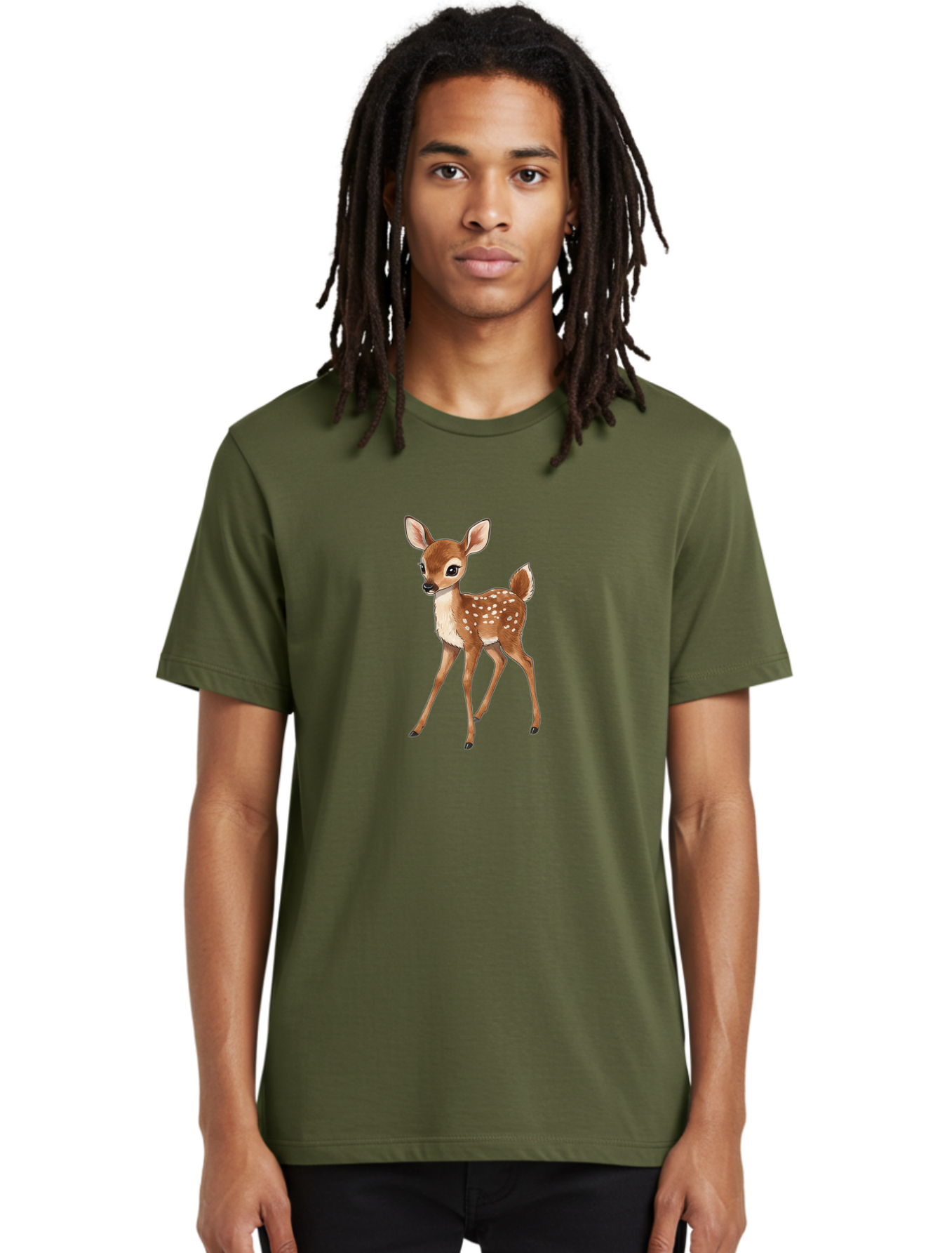 Fawn Men'S Graphic Tee, 100% Cotton, Comfortable Casual Summer Wear, Machine Washable, Vintage Camera, Old Camera, Antique Camera, Black Camera, Classic Photography, Photography Equipment, Nostalgic Device, Film Camera, Camera Art Baf064