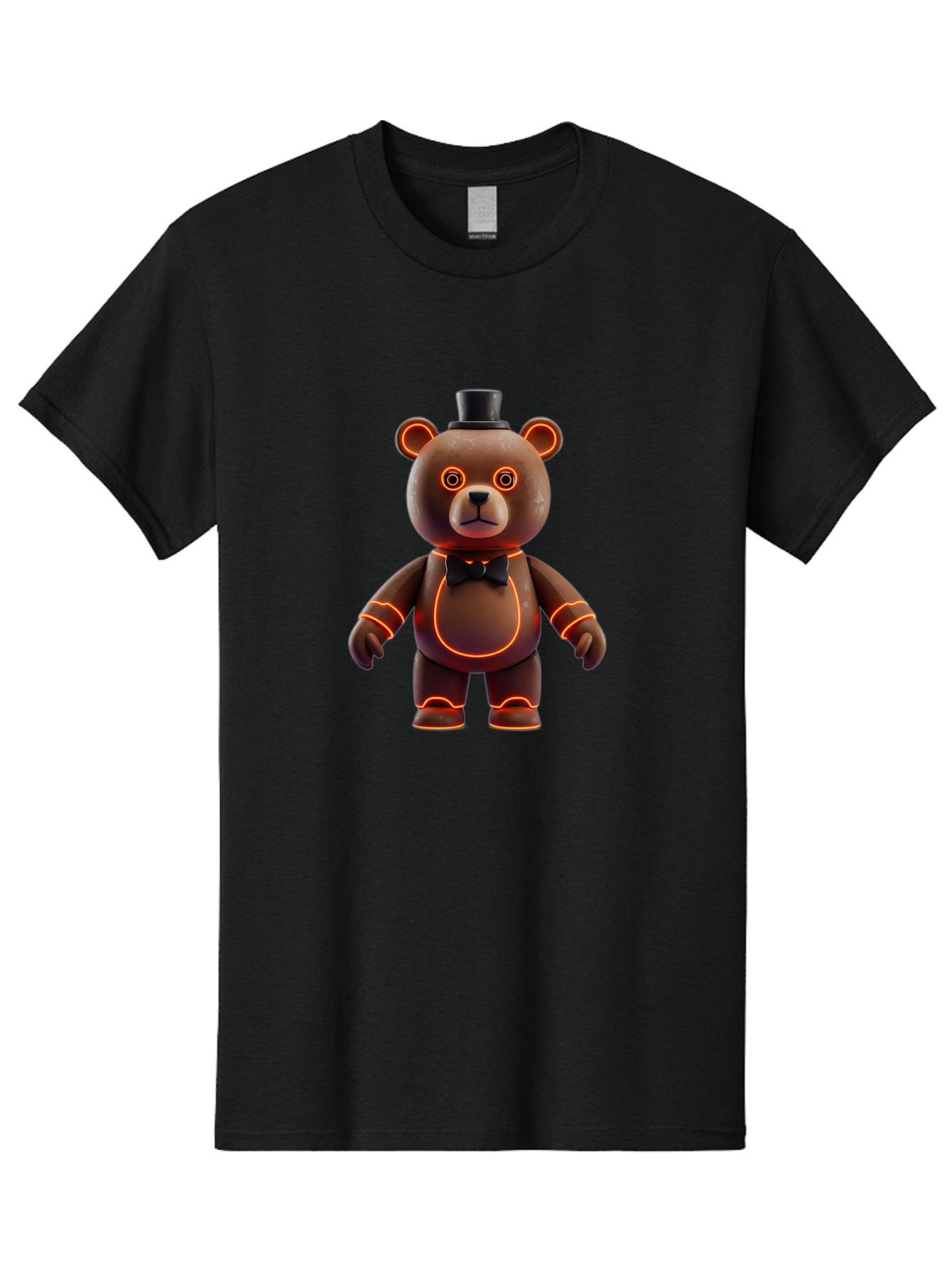 Five-Nights-At-Freddy-S-Bear-1 Men'S Graphic Tee, 100% Cotton, Comfortable Casual Summer Wear, Machine Washable, Vintage Camera, Old Camera, Antique Camera, Black Camera, Classic Photography, Photography Equipment, Nostalgic Device, Baf065