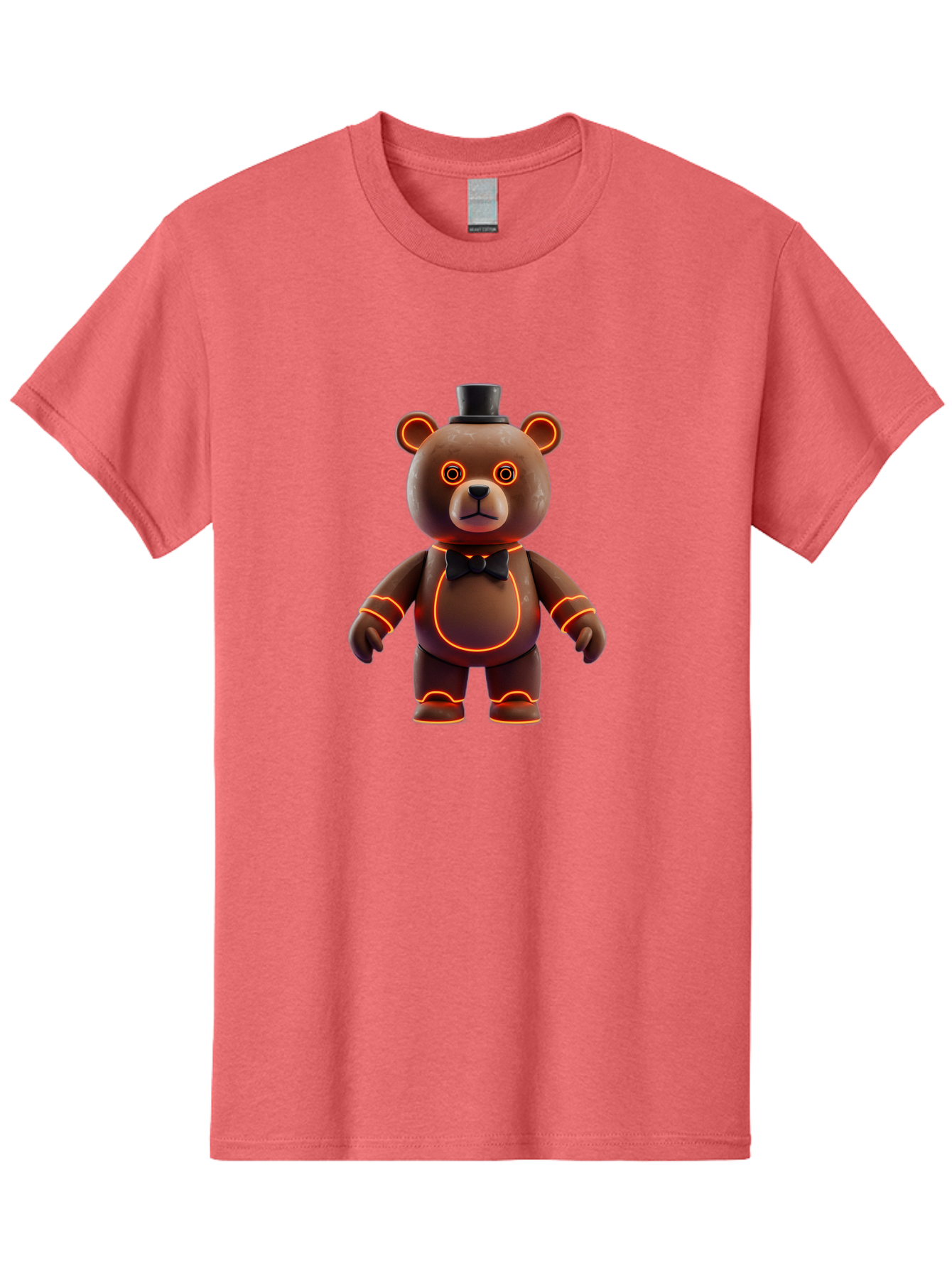 Five-Nights-At-Freddy-S-Bear-1 Men'S Graphic Tee, 100% Cotton, Comfortable Casual Summer Wear, Machine Washable, Vintage Camera, Old Camera, Antique Camera, Black Camera, Classic Photography, Photography Equipment, Nostalgic Device, Baf065