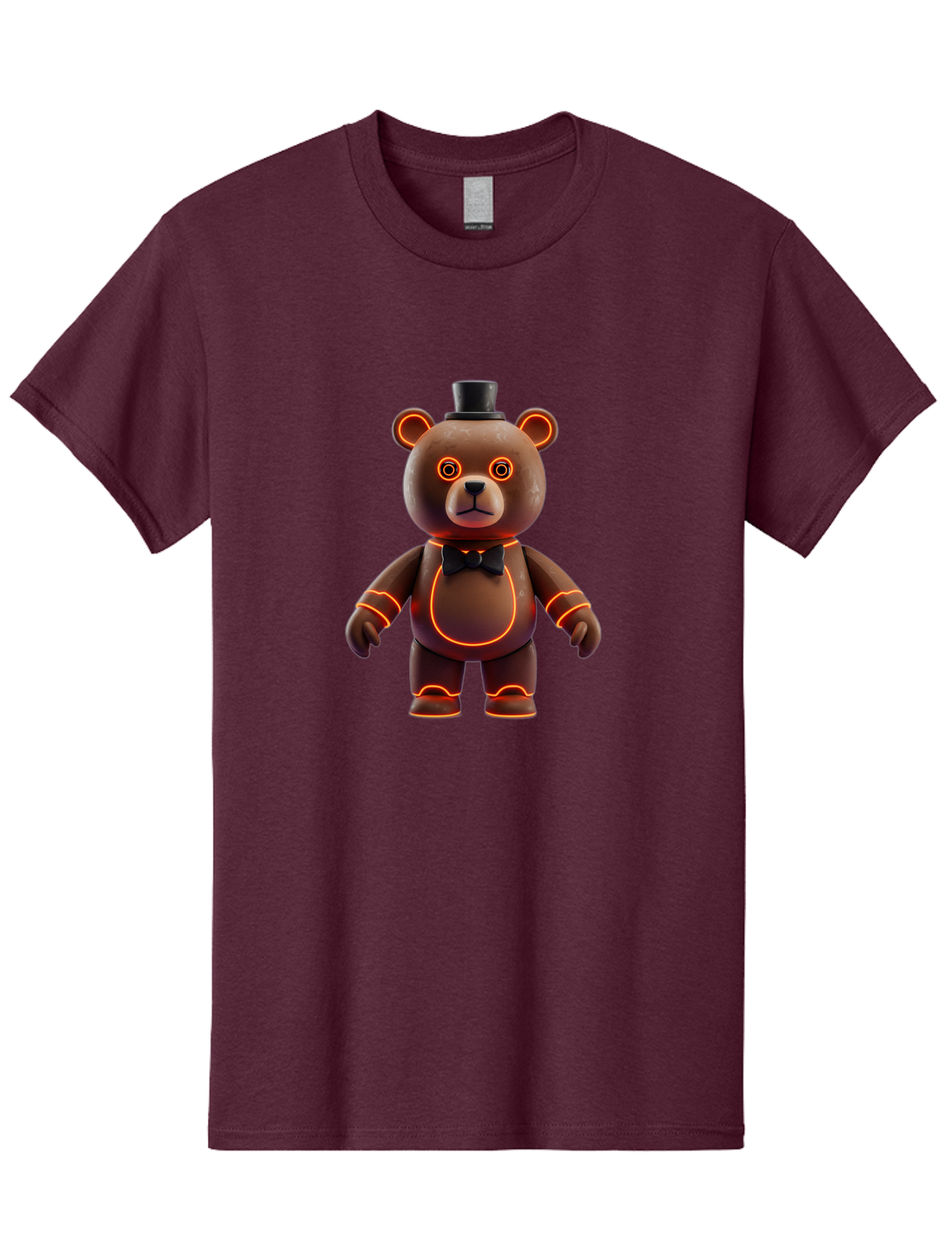 Five-Nights-At-Freddy-S-Bear-1 Men'S Graphic Tee, 100% Cotton, Comfortable Casual Summer Wear, Machine Washable, Vintage Camera, Old Camera, Antique Camera, Black Camera, Classic Photography, Photography Equipment, Nostalgic Device, Baf065