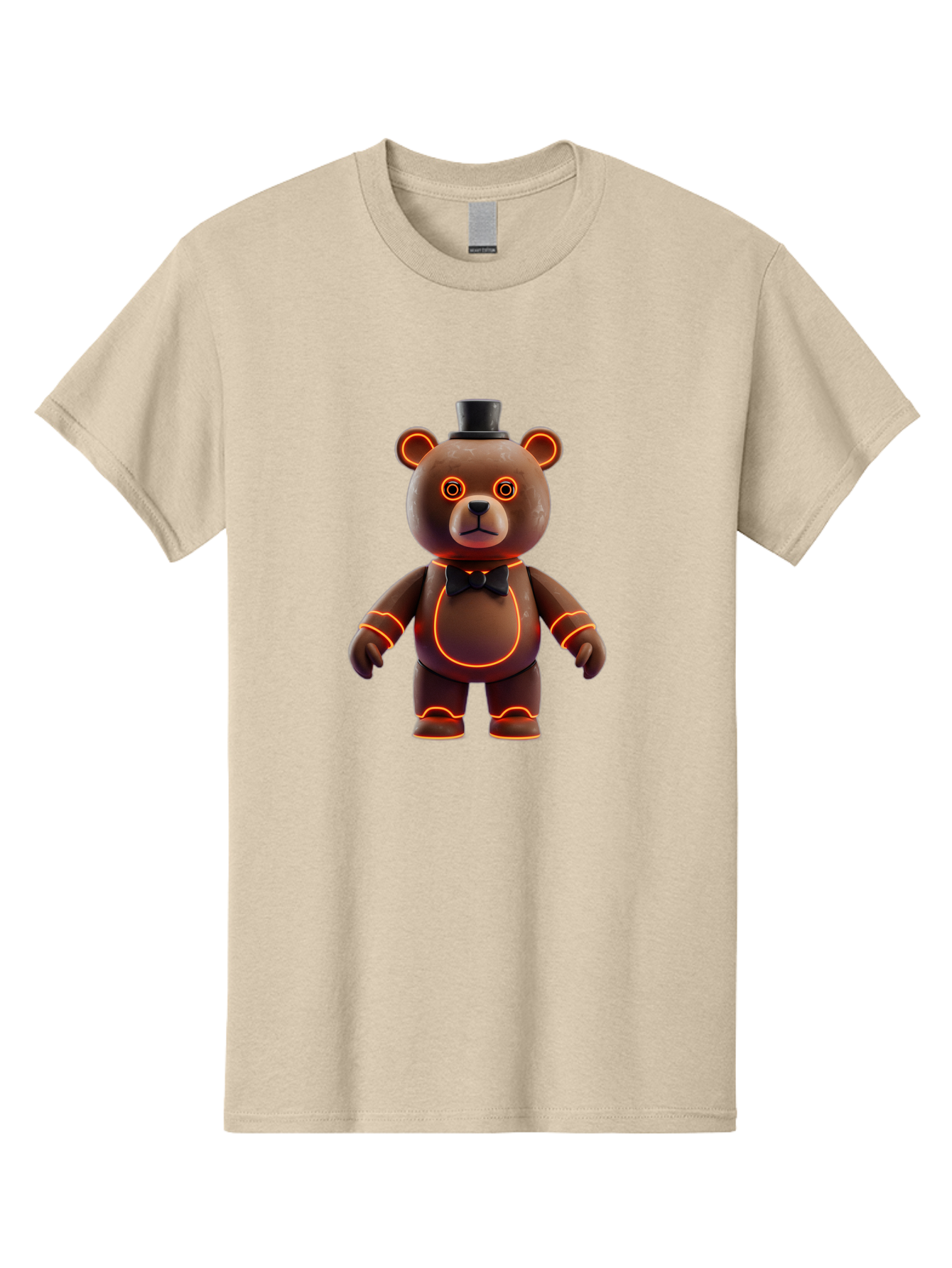 Five-Nights-At-Freddy-S-Bear-1 Men'S Graphic Tee, 100% Cotton, Comfortable Casual Summer Wear, Machine Washable, Vintage Camera, Old Camera, Antique Camera, Black Camera, Classic Photography, Photography Equipment, Nostalgic Device, Baf065