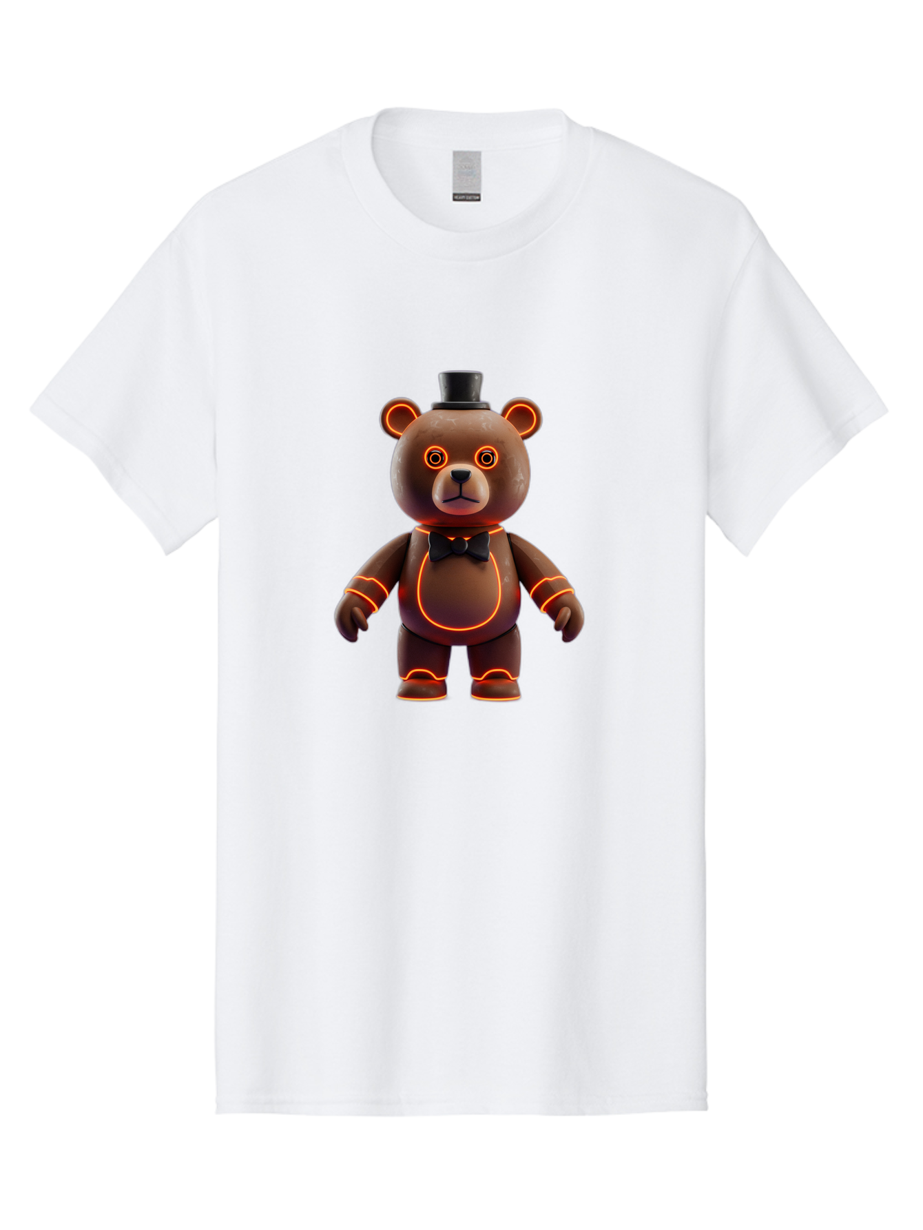 Five-Nights-At-Freddy-S-Bear-1 Men'S Graphic Tee, 100% Cotton, Comfortable Casual Summer Wear, Machine Washable, Vintage Camera, Old Camera, Antique Camera, Black Camera, Classic Photography, Photography Equipment, Nostalgic Device, Baf065