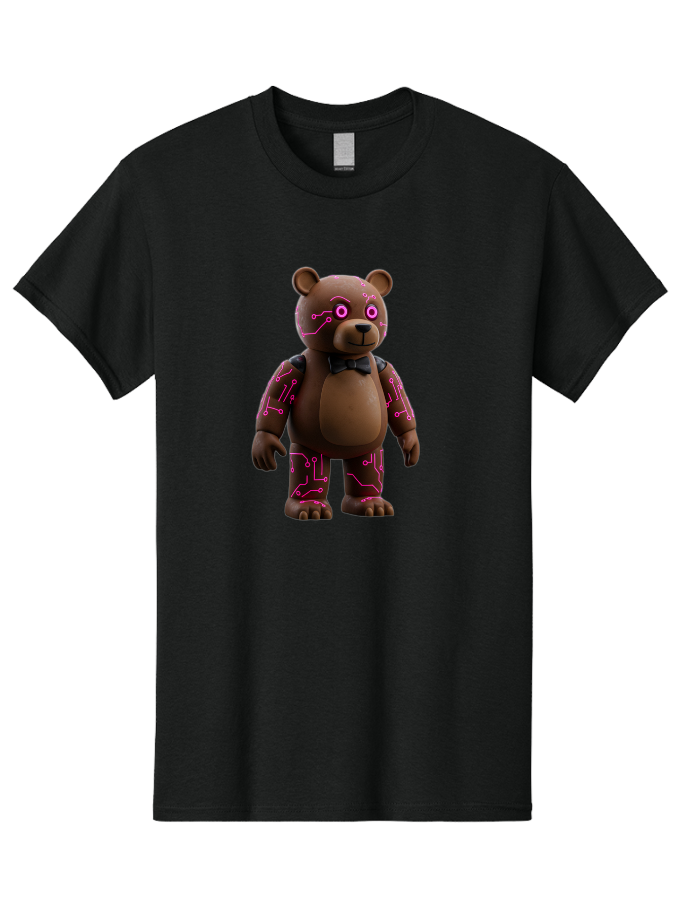 Five-Nights-At-Freddy-S-Bear Men'S Graphic Tee, 100% Cotton, Comfortable Casual Summer Wear, Machine Washable, Vintage Camera, Old Camera, Antique Camera, Black Camera, Classic Photography, Photography Equipment, Nostalgic Device, Film Camera, Baf066