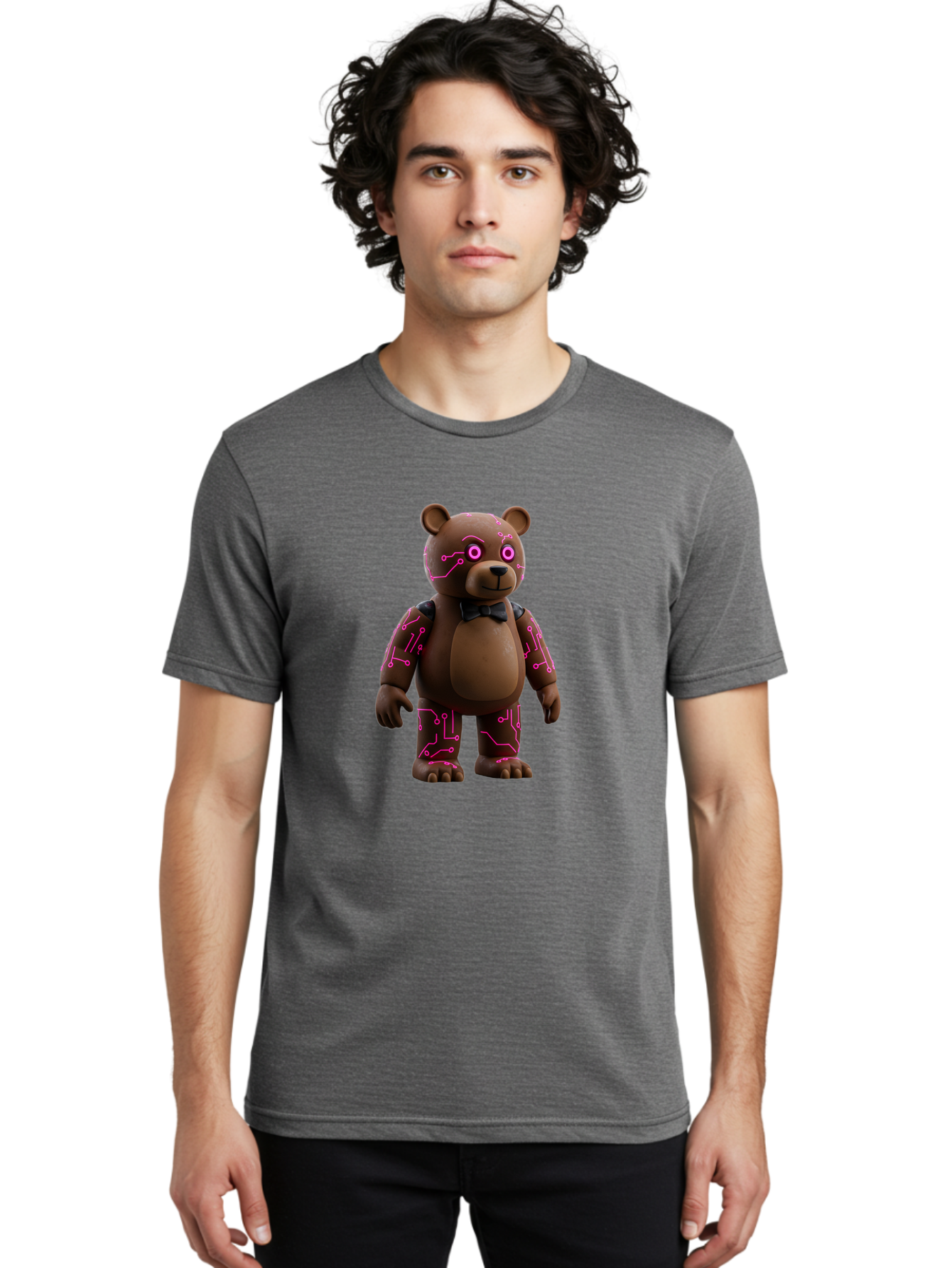 Five-Nights-At-Freddy-S-Bear Men'S Graphic Tee, 100% Cotton, Comfortable Casual Summer Wear, Machine Washable, Vintage Camera, Old Camera, Antique Camera, Black Camera, Classic Photography, Photography Equipment, Nostalgic Device, Film Camera, Baf066