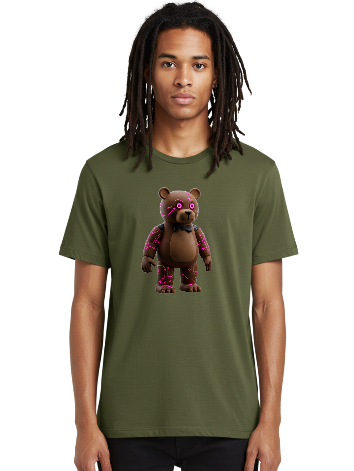 Five-Nights-At-Freddy-S-Bear Men'S Graphic Tee, 100% Cotton, Comfortable Casual Summer Wear, Machine Washable, Vintage Camera, Old Camera, Antique Camera, Black Camera, Classic Photography, Photography Equipment, Nostalgic Device, Film Camera, Baf066