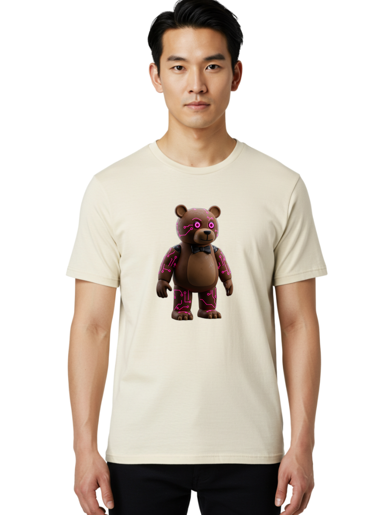 Five-Nights-At-Freddy-S-Bear Men'S Graphic Tee, 100% Cotton, Comfortable Casual Summer Wear, Machine Washable, Vintage Camera, Old Camera, Antique Camera, Black Camera, Classic Photography, Photography Equipment, Nostalgic Device, Film Camera, Baf066