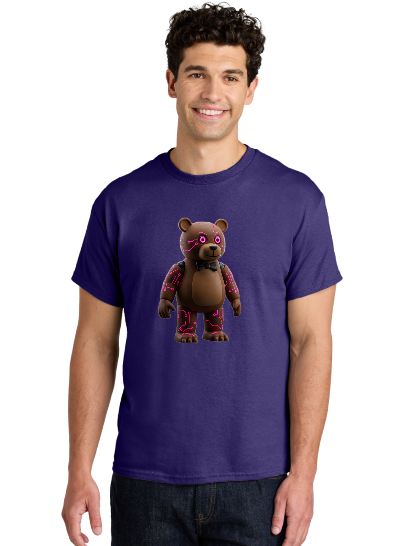Five-Nights-At-Freddy-S-Bear Men'S Graphic Tee, 100% Cotton, Comfortable Casual Summer Wear, Machine Washable, Vintage Camera, Old Camera, Antique Camera, Black Camera, Classic Photography, Photography Equipment, Nostalgic Device, Film Camera, Baf066