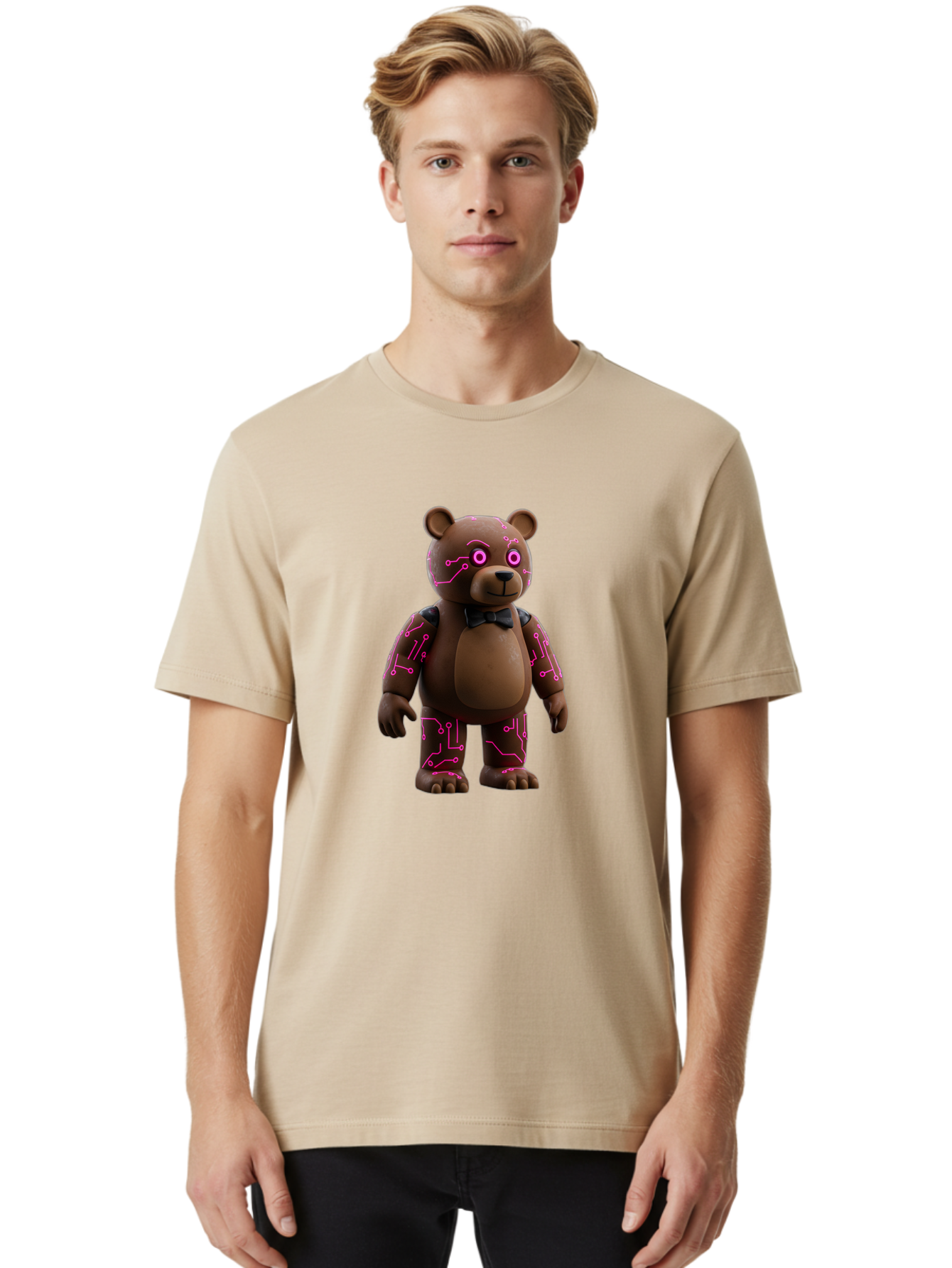 Five-Nights-At-Freddy-S-Bear Men'S Graphic Tee, 100% Cotton, Comfortable Casual Summer Wear, Machine Washable, Vintage Camera, Old Camera, Antique Camera, Black Camera, Classic Photography, Photography Equipment, Nostalgic Device, Film Camera, Baf066