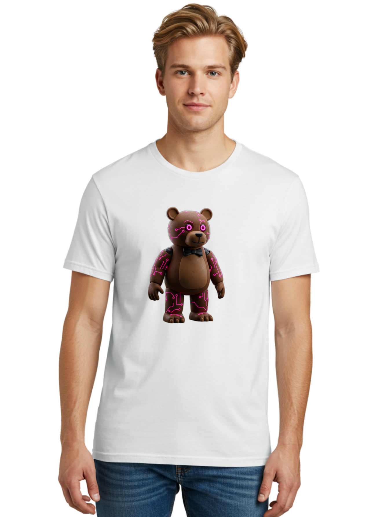 Five-Nights-At-Freddy-S-Bear Men'S Graphic Tee, 100% Cotton, Comfortable Casual Summer Wear, Machine Washable, Vintage Camera, Old Camera, Antique Camera, Black Camera, Classic Photography, Photography Equipment, Nostalgic Device, Film Camera, Baf066