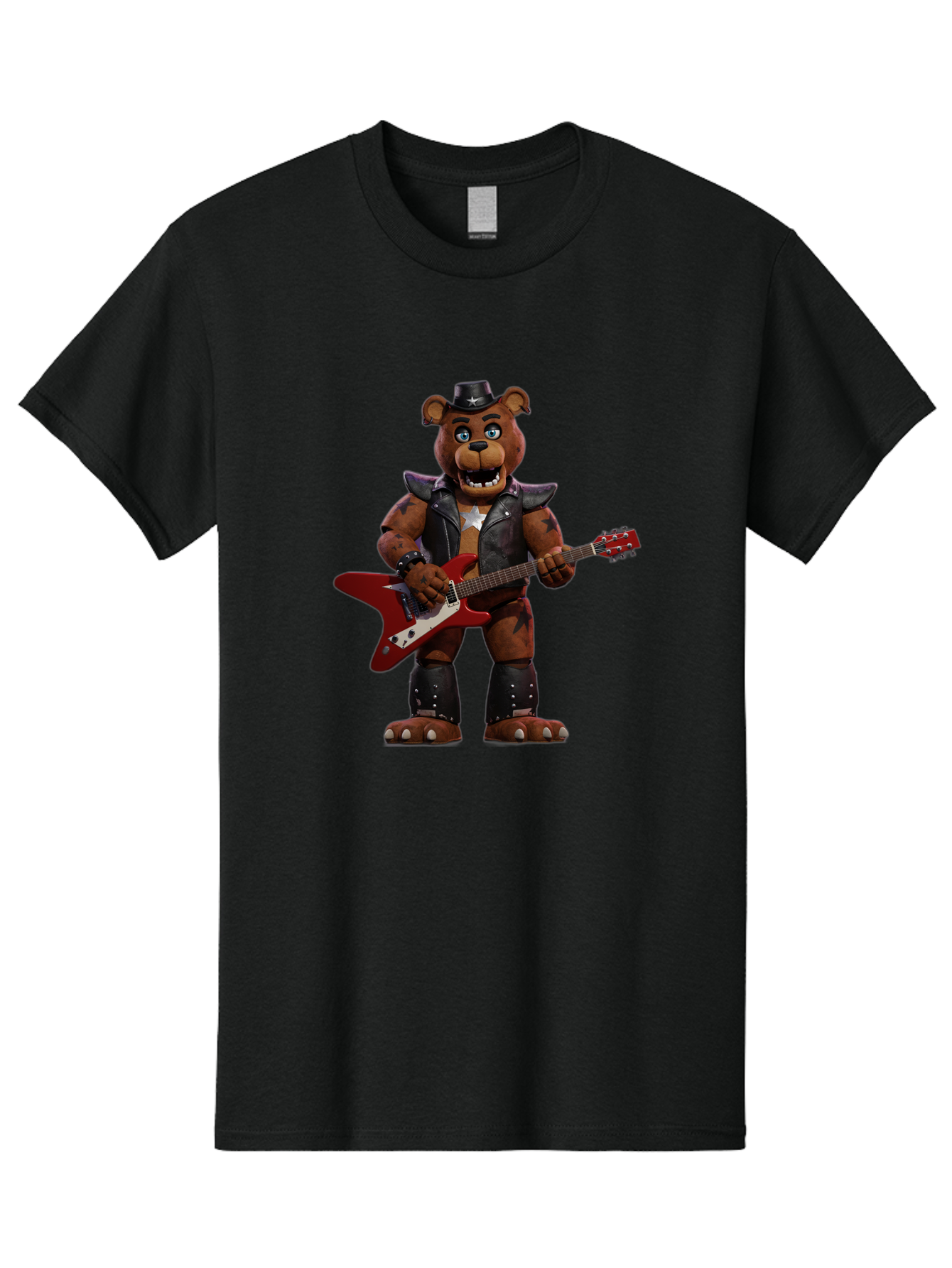 Five-Nights-At-Freddy-S-Freddy-Fazbear Men'S Graphic Tee, 100% Cotton, Comfortable Casual Summer Wear, Machine Washable, Vintage Camera, Old Camera, Antique Camera, Black Camera, Classic Photography, Photography Equipment, Nostalgic Device, Baf068
