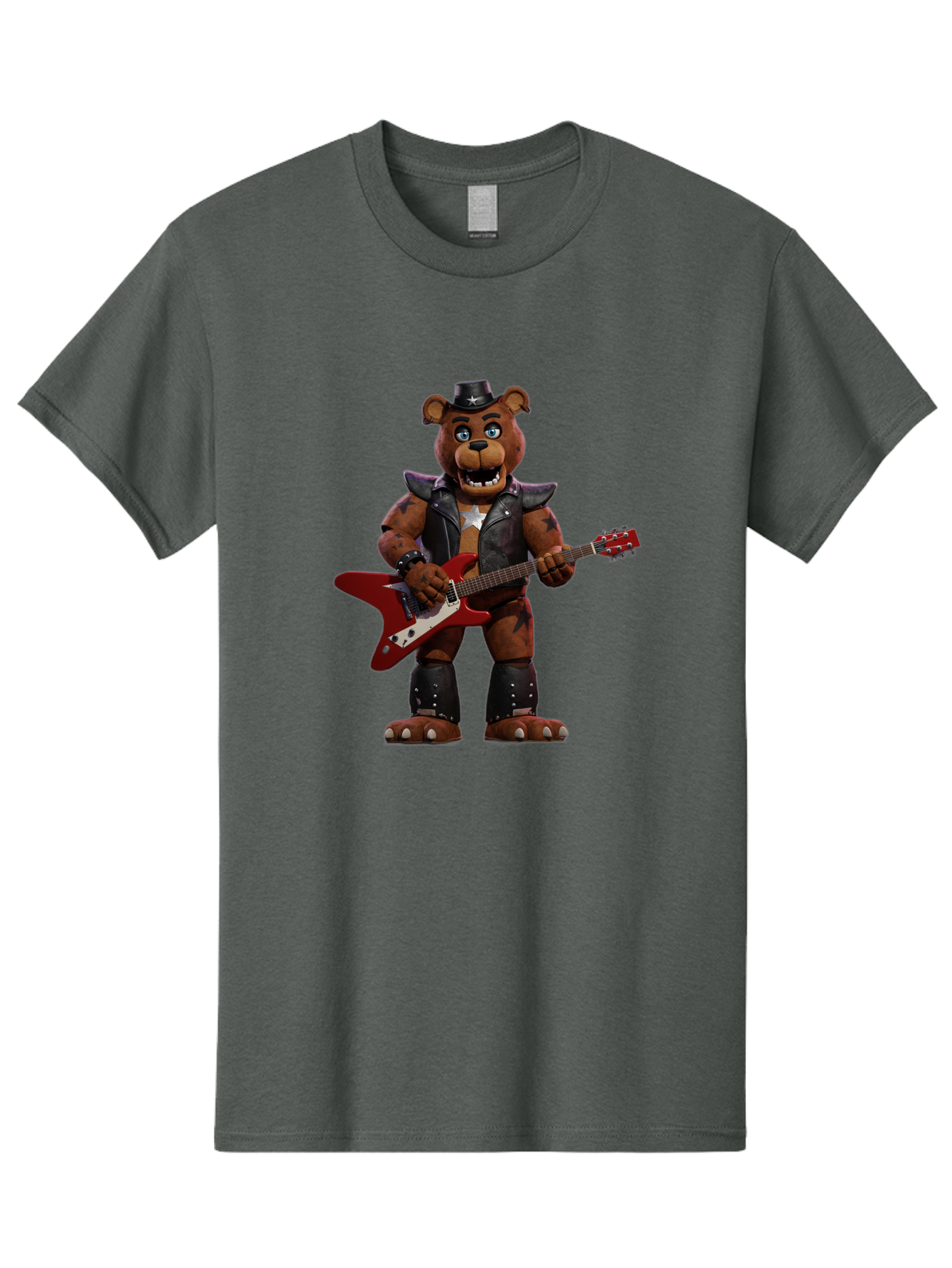 Five-Nights-At-Freddy-S-Freddy-Fazbear Men'S Graphic Tee, 100% Cotton, Comfortable Casual Summer Wear, Machine Washable, Vintage Camera, Old Camera, Antique Camera, Black Camera, Classic Photography, Photography Equipment, Nostalgic Device, Baf068