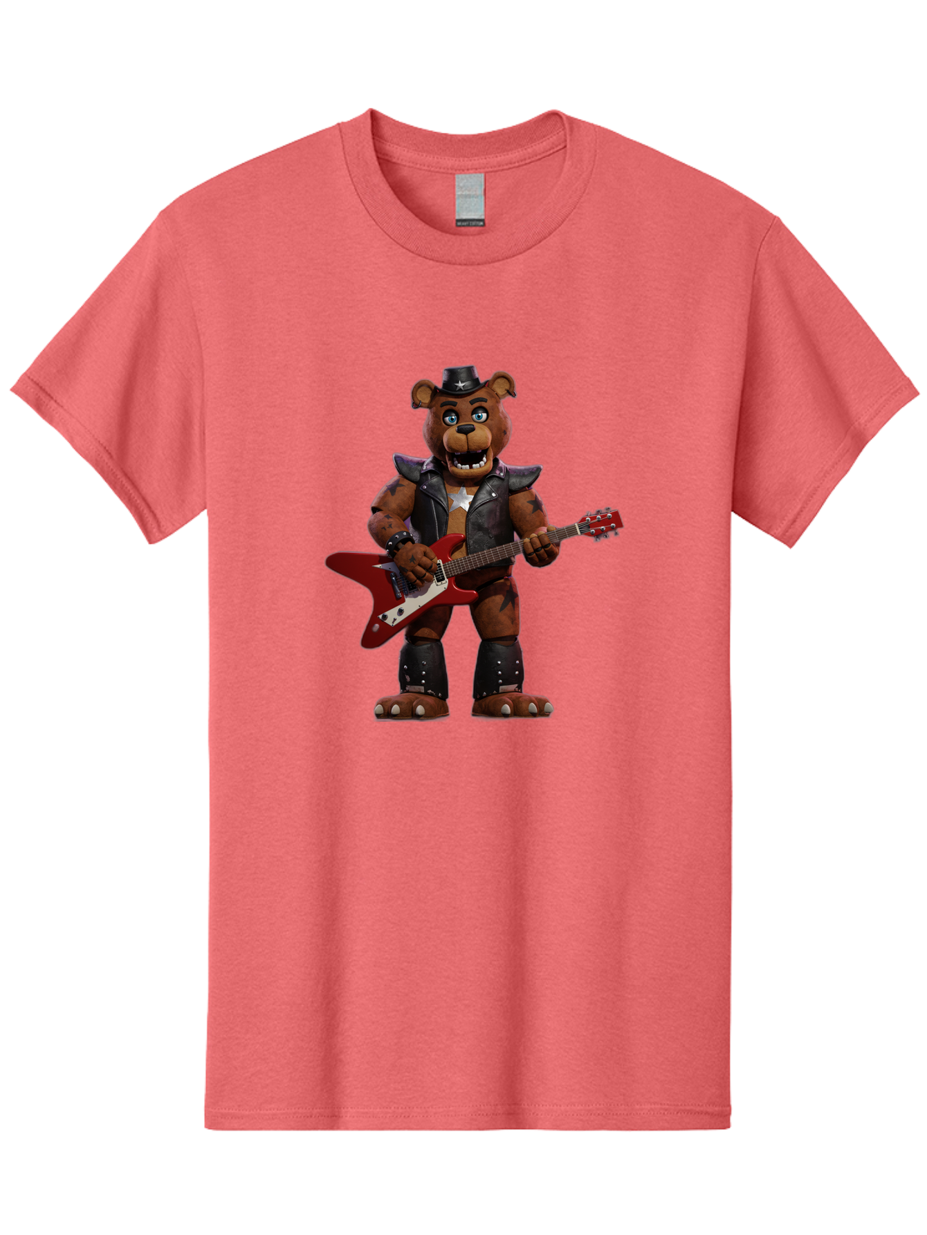 Five-Nights-At-Freddy-S-Freddy-Fazbear Men'S Graphic Tee, 100% Cotton, Comfortable Casual Summer Wear, Machine Washable, Vintage Camera, Old Camera, Antique Camera, Black Camera, Classic Photography, Photography Equipment, Nostalgic Device, Baf068