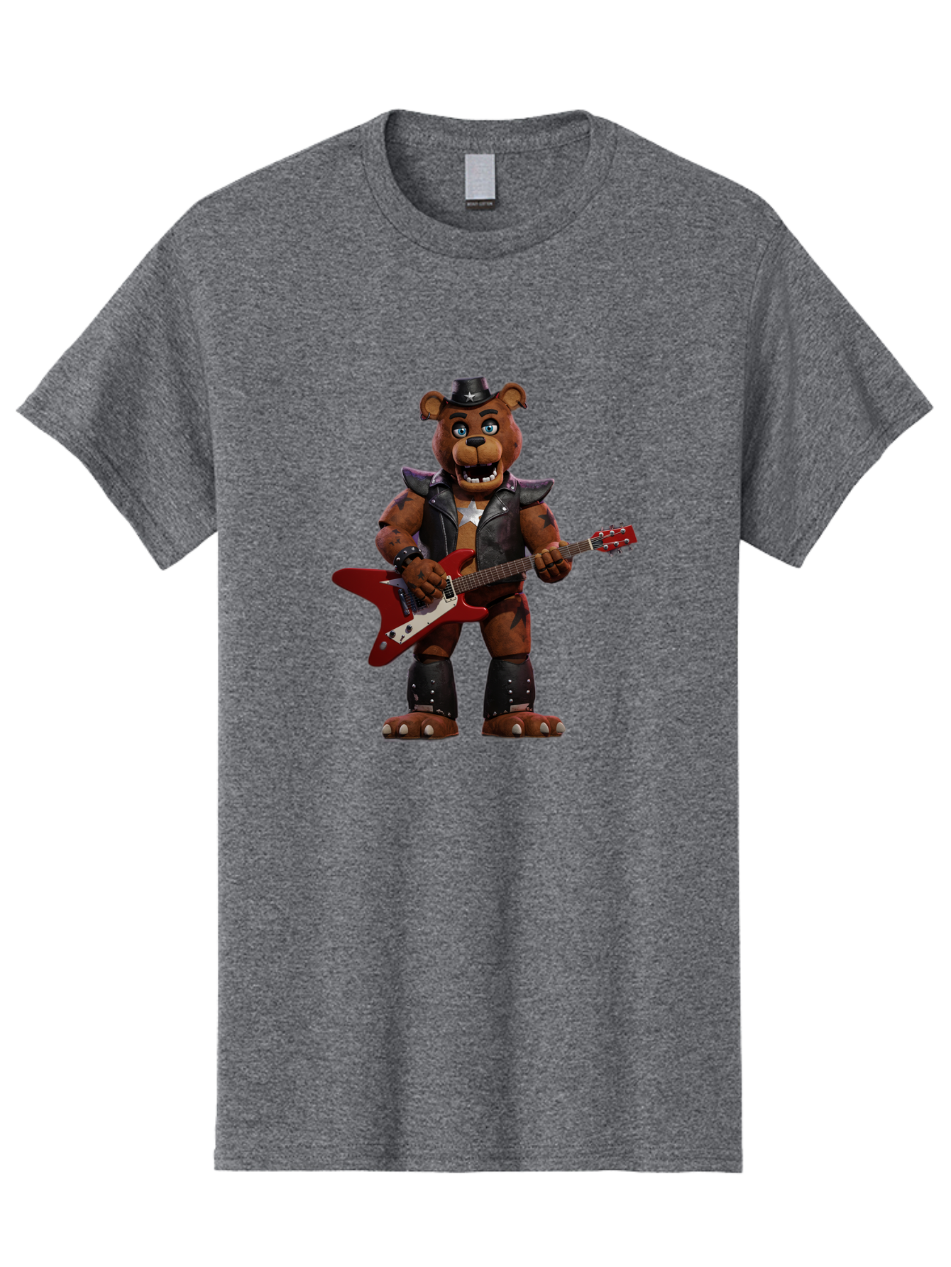 Five-Nights-At-Freddy-S-Freddy-Fazbear Men'S Graphic Tee, 100% Cotton, Comfortable Casual Summer Wear, Machine Washable, Vintage Camera, Old Camera, Antique Camera, Black Camera, Classic Photography, Photography Equipment, Nostalgic Device, Baf068