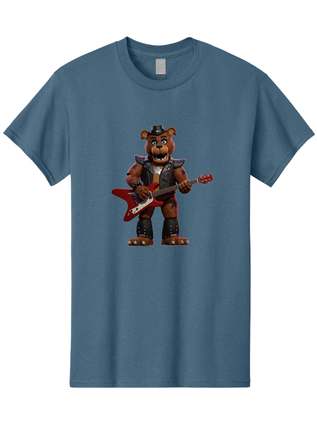 Five-Nights-At-Freddy-S-Freddy-Fazbear Men'S Graphic Tee, 100% Cotton, Comfortable Casual Summer Wear, Machine Washable, Vintage Camera, Old Camera, Antique Camera, Black Camera, Classic Photography, Photography Equipment, Nostalgic Device, Baf068