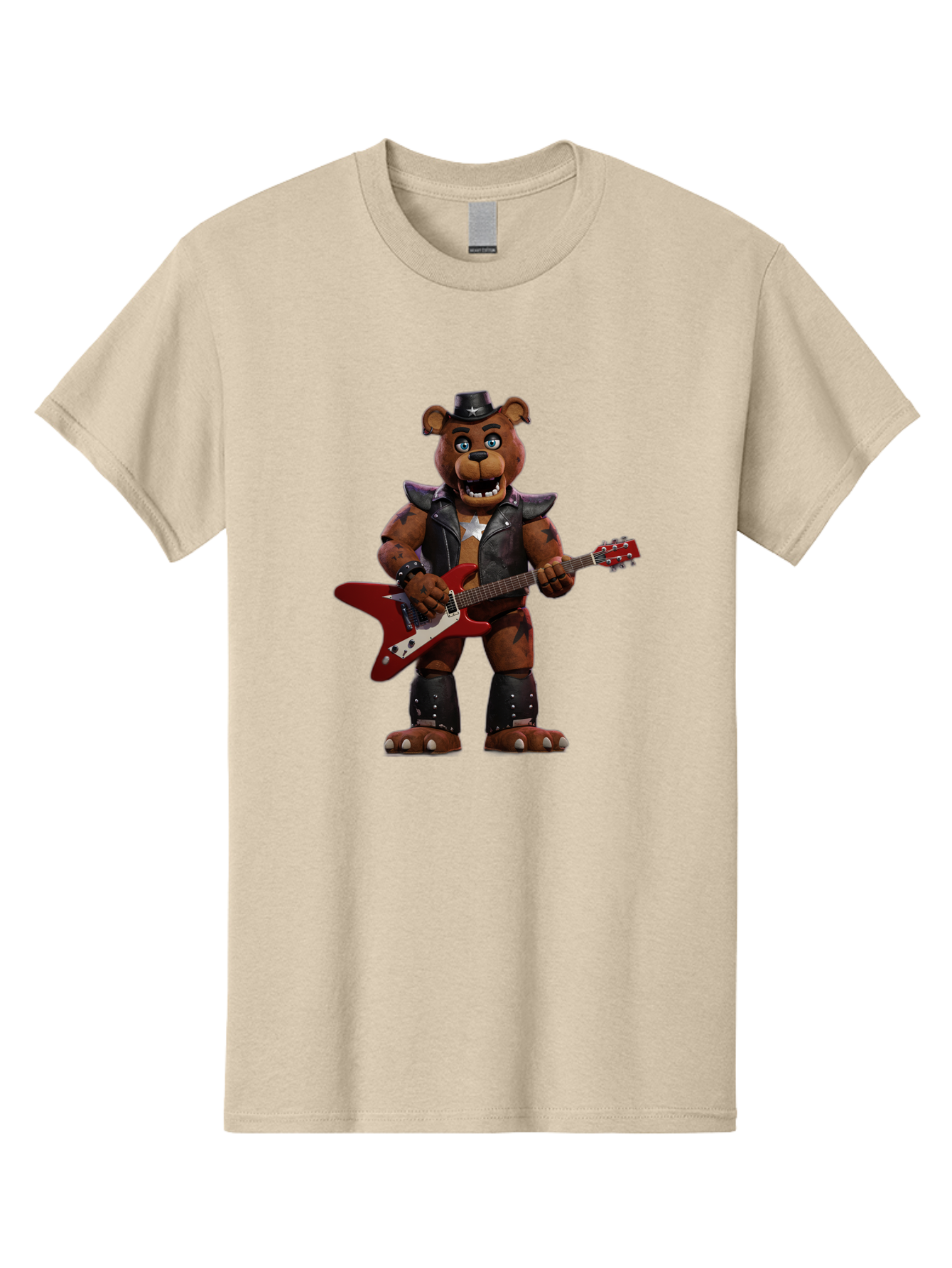 Five-Nights-At-Freddy-S-Freddy-Fazbear Men'S Graphic Tee, 100% Cotton, Comfortable Casual Summer Wear, Machine Washable, Vintage Camera, Old Camera, Antique Camera, Black Camera, Classic Photography, Photography Equipment, Nostalgic Device, Baf068