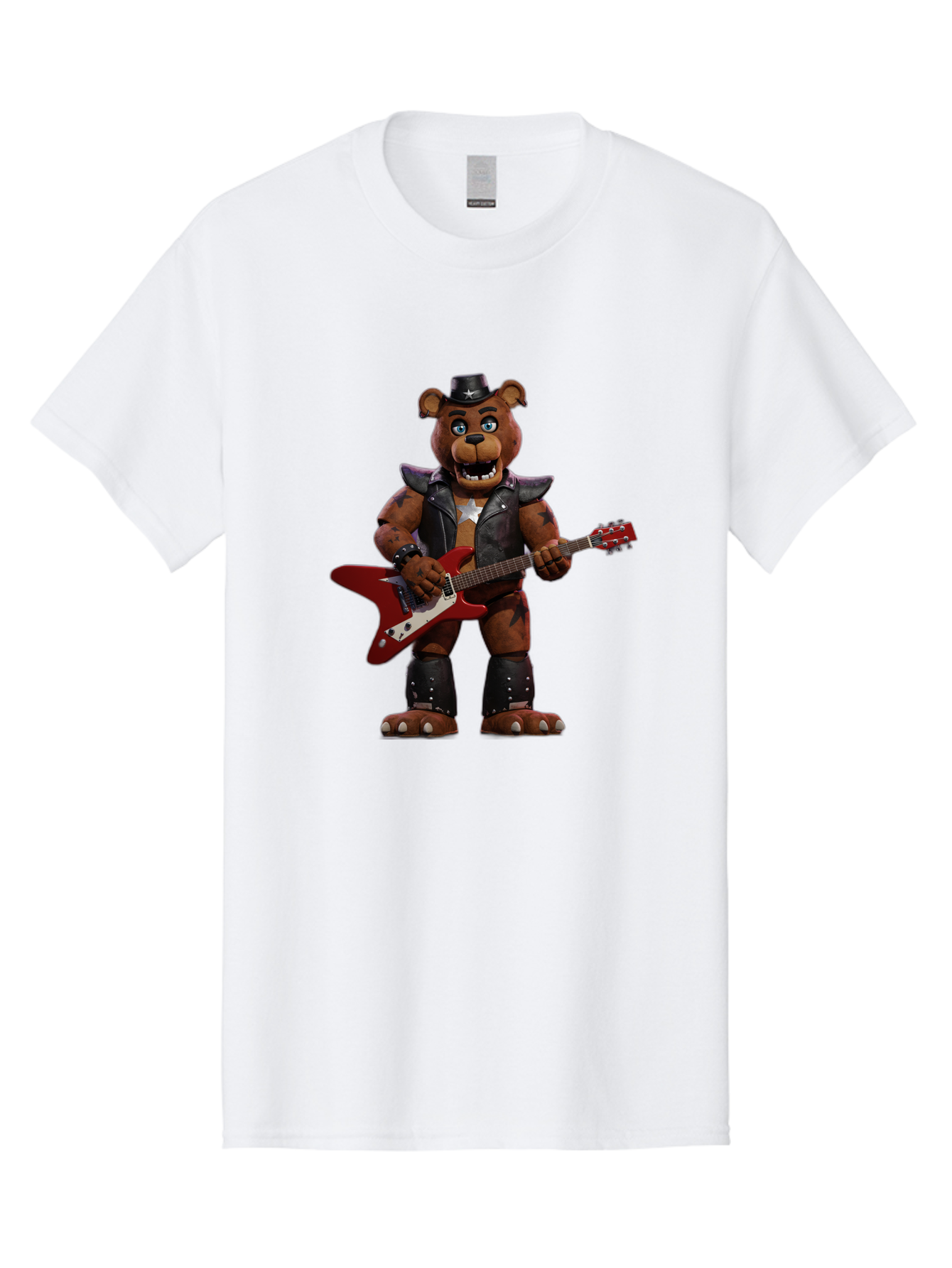 Five-Nights-At-Freddy-S-Freddy-Fazbear Men'S Graphic Tee, 100% Cotton, Comfortable Casual Summer Wear, Machine Washable, Vintage Camera, Old Camera, Antique Camera, Black Camera, Classic Photography, Photography Equipment, Nostalgic Device, Baf068