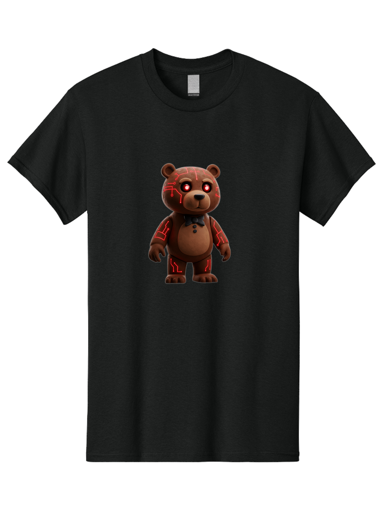 Five-Nights-At-Freddy-S-Teddy-Bear Men'S Graphic Tee, 100% Cotton, Comfortable Casual Summer Wear, Machine Washable, Vintage Camera, Old Camera, Antique Camera, Black Camera, Classic Photography, Photography Equipment, Nostalgic Device, Baf070