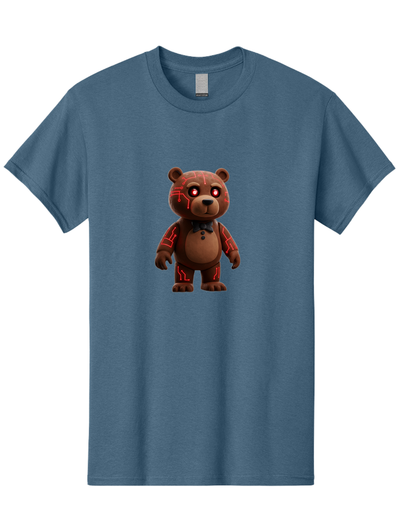 Five-Nights-At-Freddy-S-Teddy-Bear Men'S Graphic Tee, 100% Cotton, Comfortable Casual Summer Wear, Machine Washable, Vintage Camera, Old Camera, Antique Camera, Black Camera, Classic Photography, Photography Equipment, Nostalgic Device, Baf070