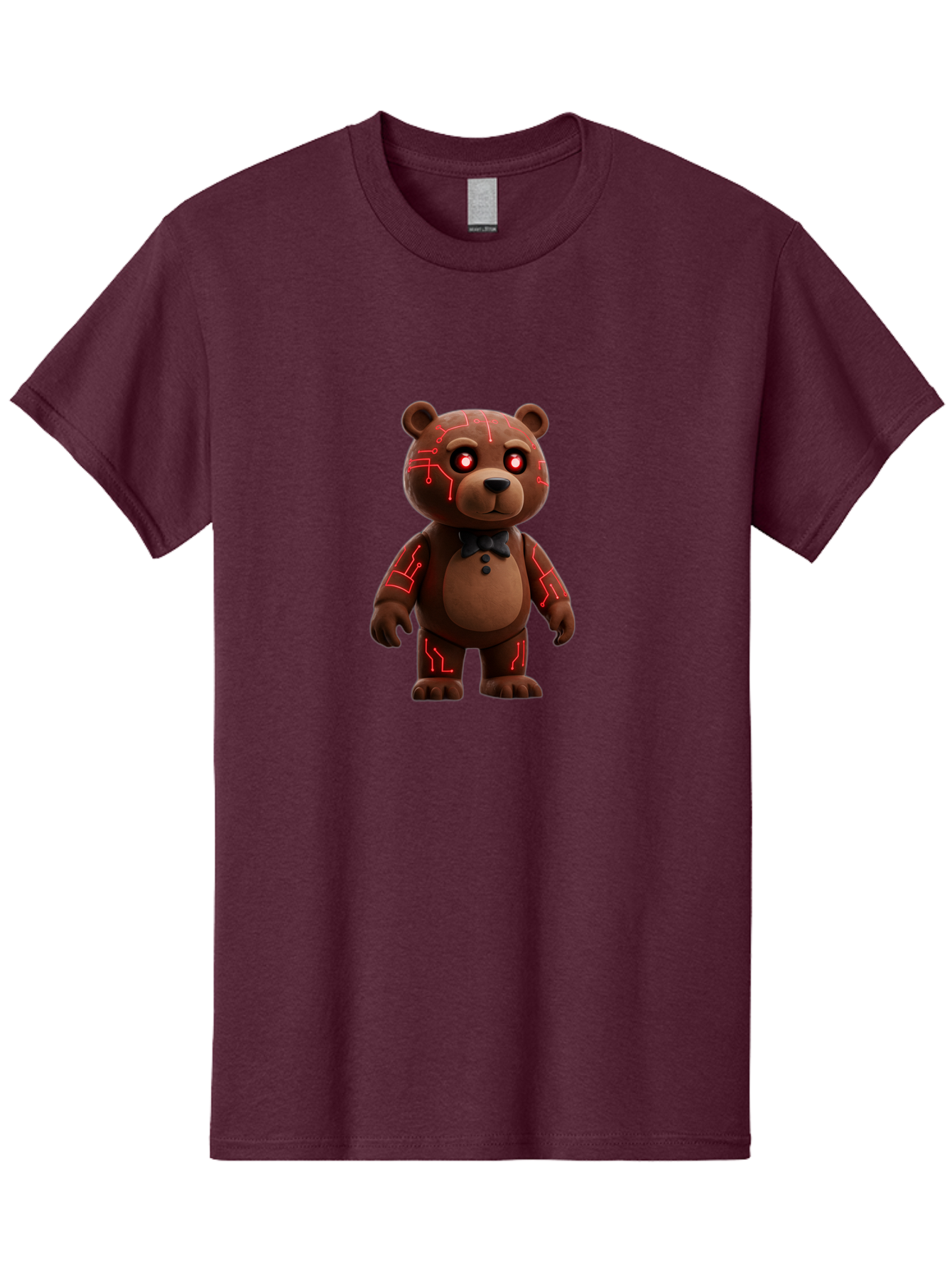 Five-Nights-At-Freddy-S-Teddy-Bear Men'S Graphic Tee, 100% Cotton, Comfortable Casual Summer Wear, Machine Washable, Vintage Camera, Old Camera, Antique Camera, Black Camera, Classic Photography, Photography Equipment, Nostalgic Device, Baf070