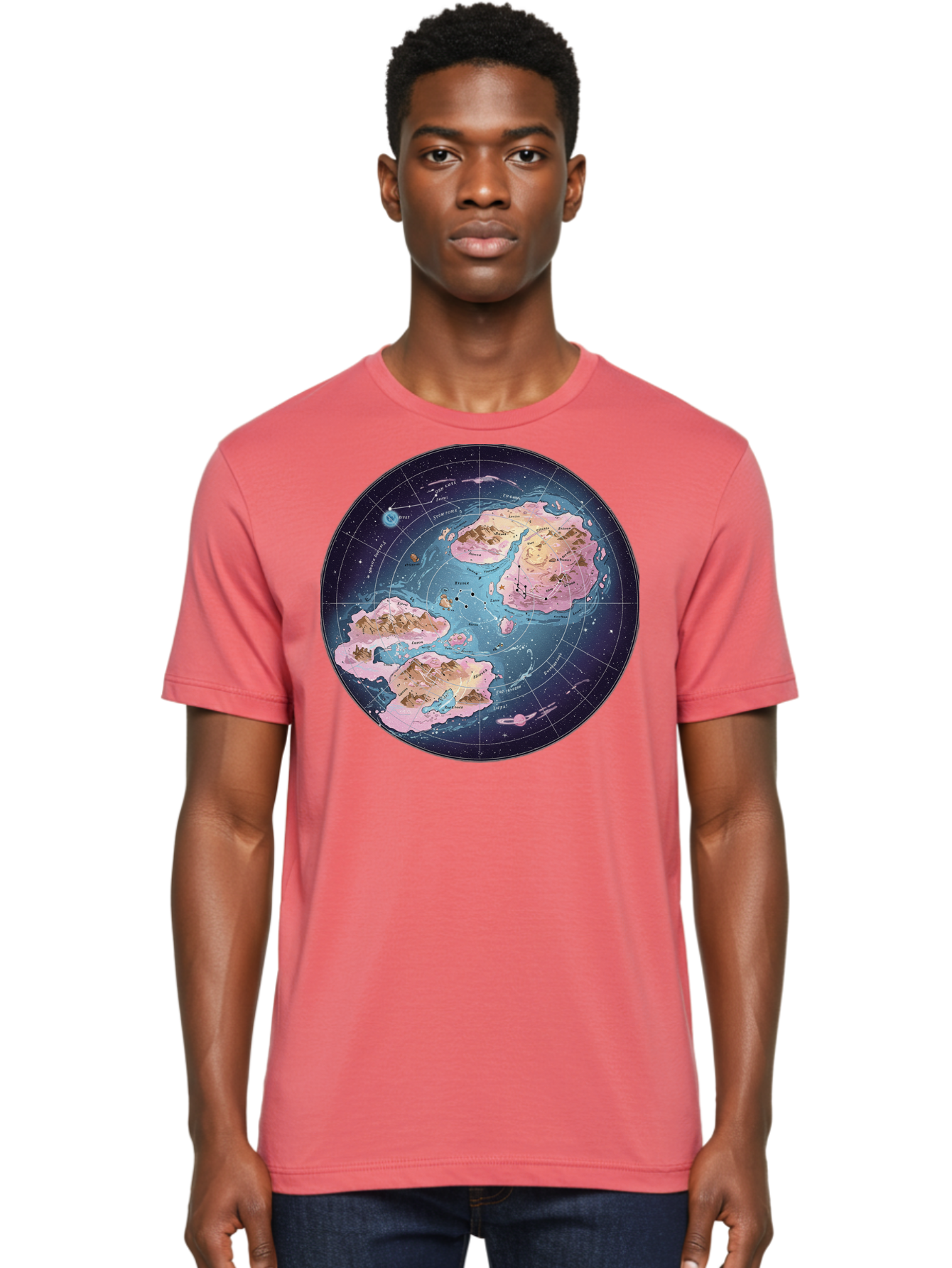Flat-Earth-Map Men'S Graphic Tee, 100% Cotton, Comfortable Casual Summer Wear, Machine Washable, Vintage Camera, Old Camera, Antique Camera, Black Camera, Classic Photography, Photography Equipment, Nostalgic Device, Film Camera, Camera Art Baf072