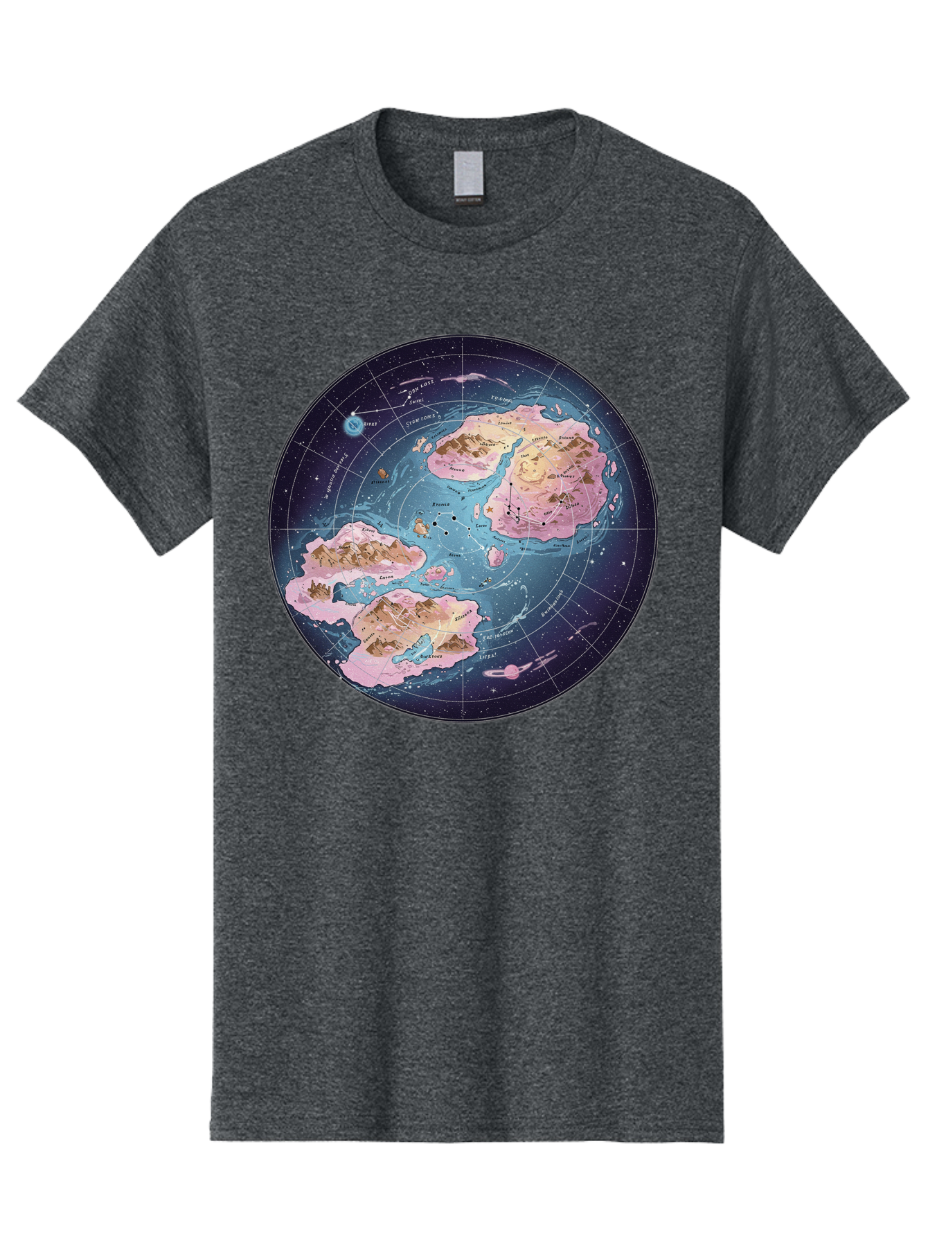 Flat-Earth-Map Men'S Graphic Tee, 100% Cotton, Comfortable Casual Summer Wear, Machine Washable, Vintage Camera, Old Camera, Antique Camera, Black Camera, Classic Photography, Photography Equipment, Nostalgic Device, Film Camera, Camera Art Baf072
