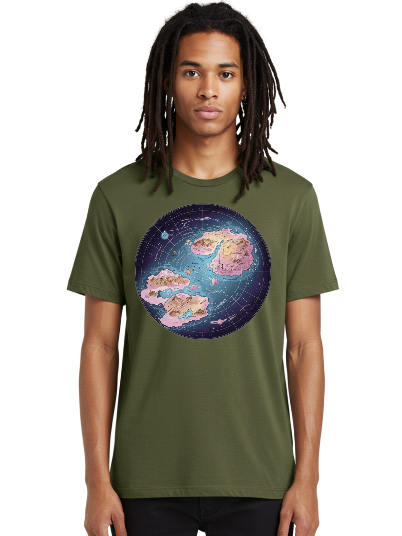 Flat-Earth-Map Men'S Graphic Tee, 100% Cotton, Comfortable Casual Summer Wear, Machine Washable, Vintage Camera, Old Camera, Antique Camera, Black Camera, Classic Photography, Photography Equipment, Nostalgic Device, Film Camera, Camera Art Baf072