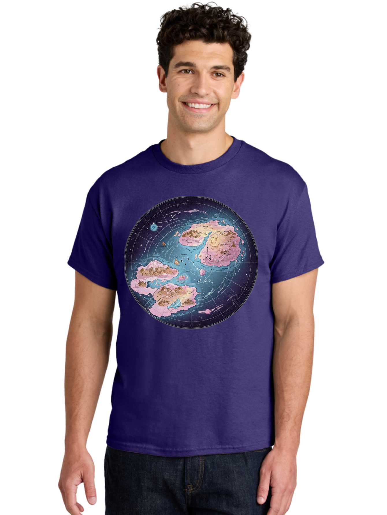 Flat-Earth-Map Men'S Graphic Tee, 100% Cotton, Comfortable Casual Summer Wear, Machine Washable, Vintage Camera, Old Camera, Antique Camera, Black Camera, Classic Photography, Photography Equipment, Nostalgic Device, Film Camera, Camera Art Baf072