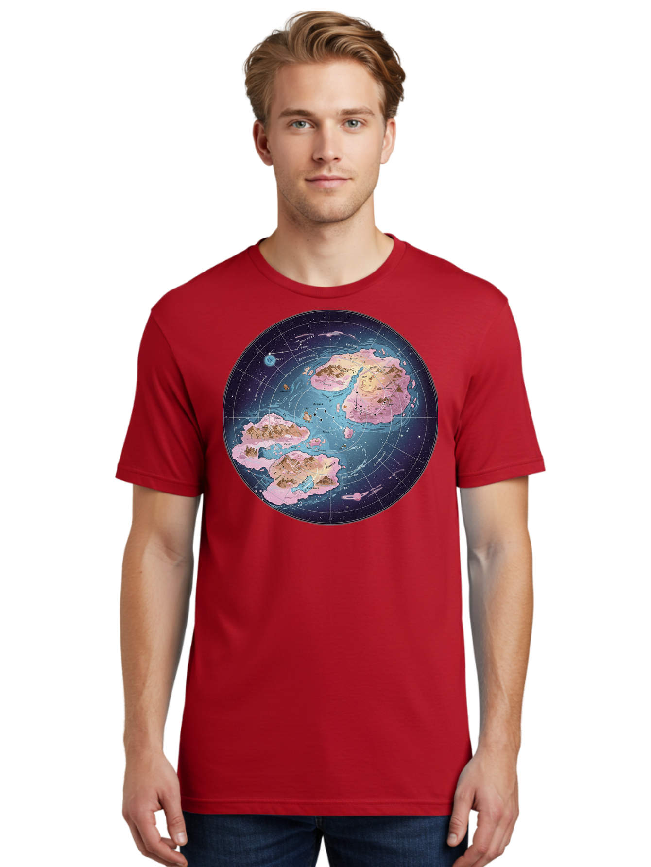 Flat-Earth-Map Men'S Graphic Tee, 100% Cotton, Comfortable Casual Summer Wear, Machine Washable, Vintage Camera, Old Camera, Antique Camera, Black Camera, Classic Photography, Photography Equipment, Nostalgic Device, Film Camera, Camera Art Baf072