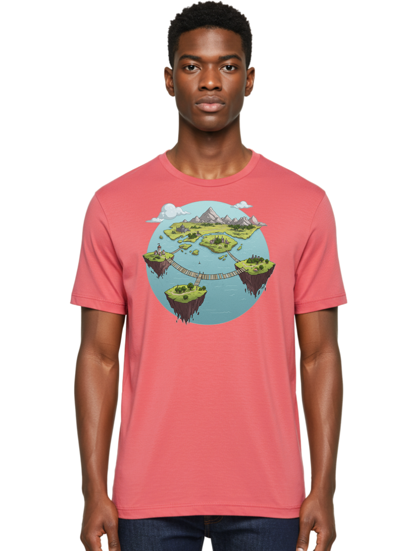 Floating-Islands Men'S Graphic Tee, 100% Cotton, Comfortable Casual Summer Wear, Machine Washable, Vintage Camera, Old Camera, Antique Camera, Black Camera, Classic Photography, Photography Equipment, Nostalgic Device, Film Camera, Camera Art Baf075