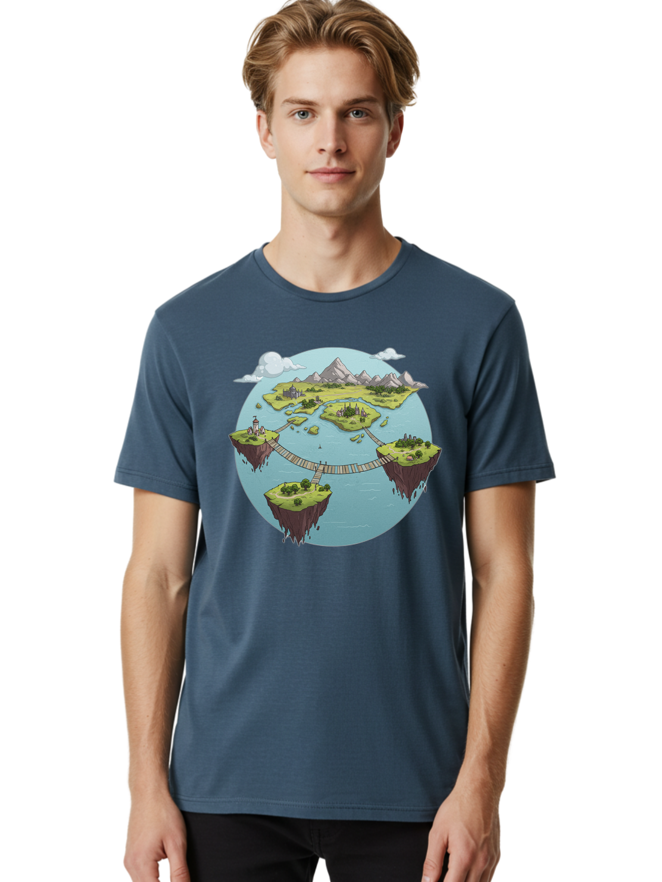 Floating-Islands Men'S Graphic Tee, 100% Cotton, Comfortable Casual Summer Wear, Machine Washable, Vintage Camera, Old Camera, Antique Camera, Black Camera, Classic Photography, Photography Equipment, Nostalgic Device, Film Camera, Camera Art Baf075