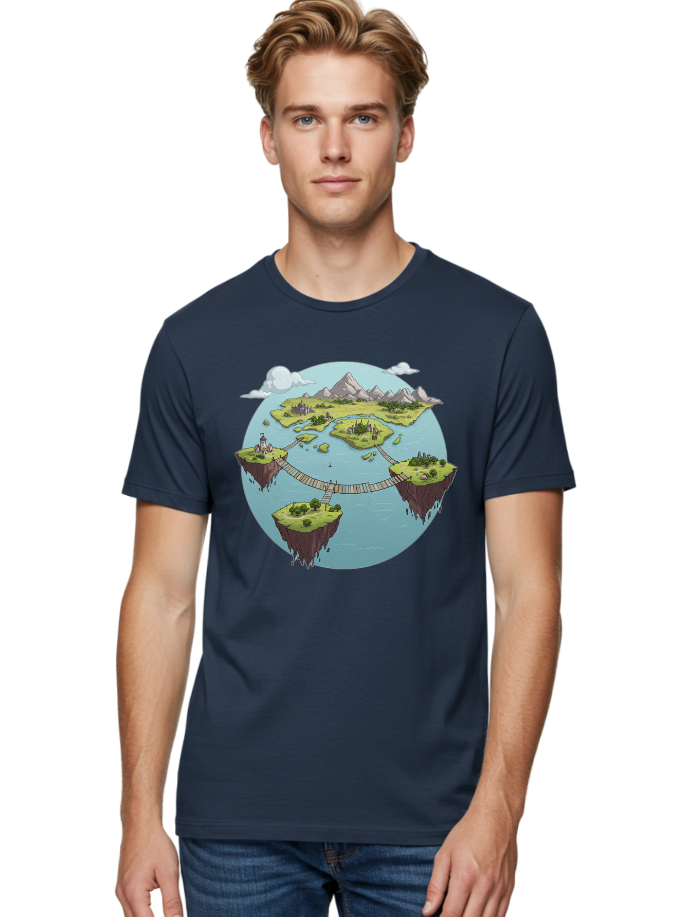 Floating-Islands Men'S Graphic Tee, 100% Cotton, Comfortable Casual Summer Wear, Machine Washable, Vintage Camera, Old Camera, Antique Camera, Black Camera, Classic Photography, Photography Equipment, Nostalgic Device, Film Camera, Camera Art Baf075