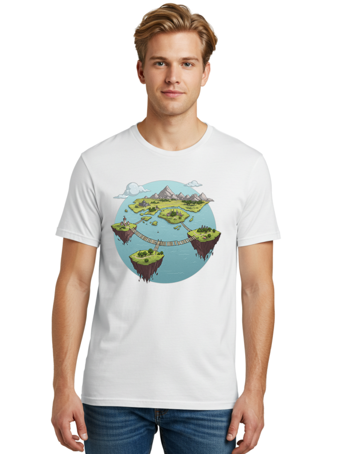 Floating-Islands Men'S Graphic Tee, 100% Cotton, Comfortable Casual Summer Wear, Machine Washable, Vintage Camera, Old Camera, Antique Camera, Black Camera, Classic Photography, Photography Equipment, Nostalgic Device, Film Camera, Camera Art Baf075