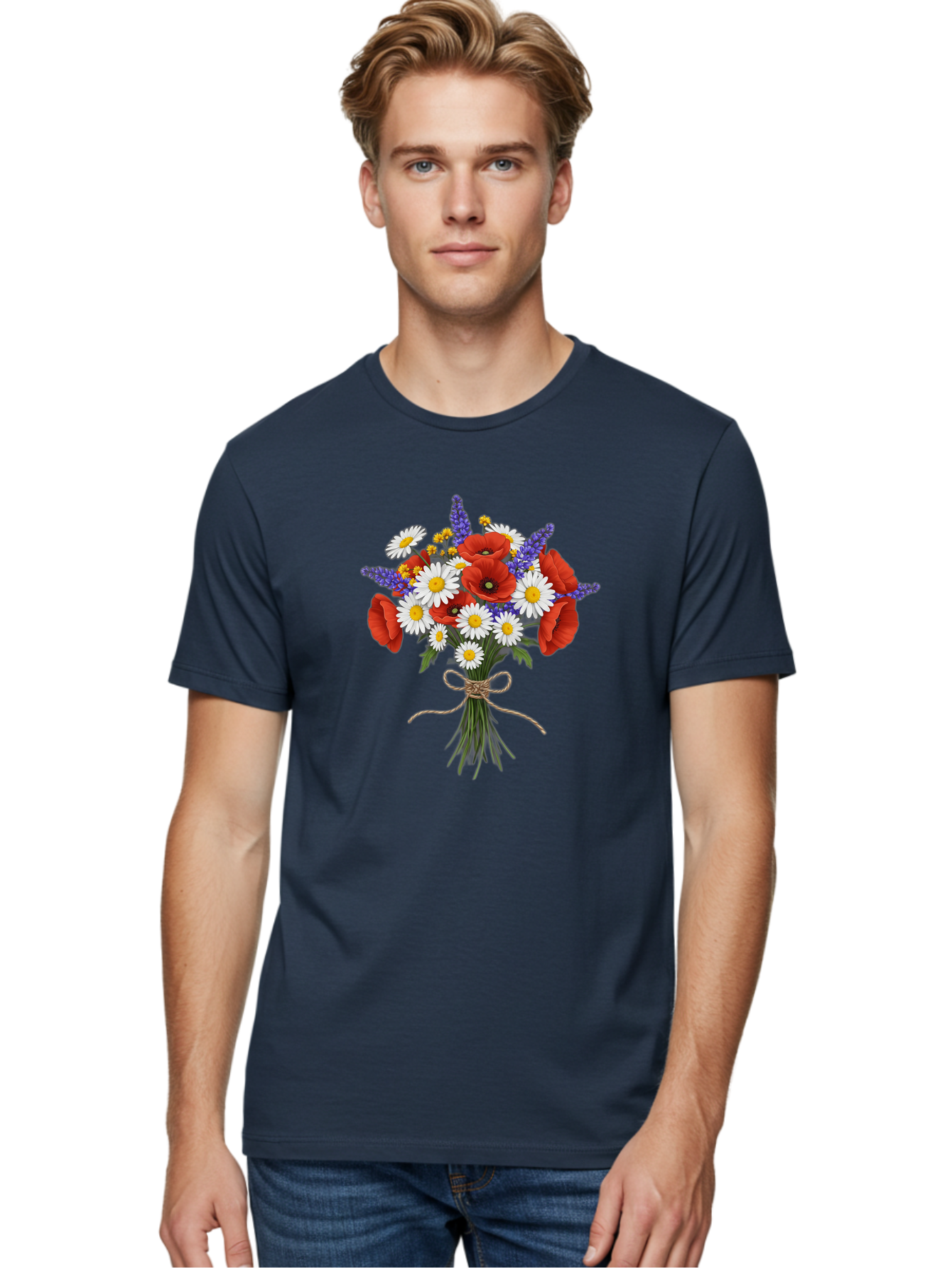 Floral-Bouquet-3 Men'S Graphic Tee, 100% Cotton, Comfortable Casual Summer Wear, Machine Washable, Vintage Camera, Old Camera, Antique Camera, Black Camera, Classic Photography, Photography Equipment, Nostalgic Device, Film Camera, Camera Art Baf078