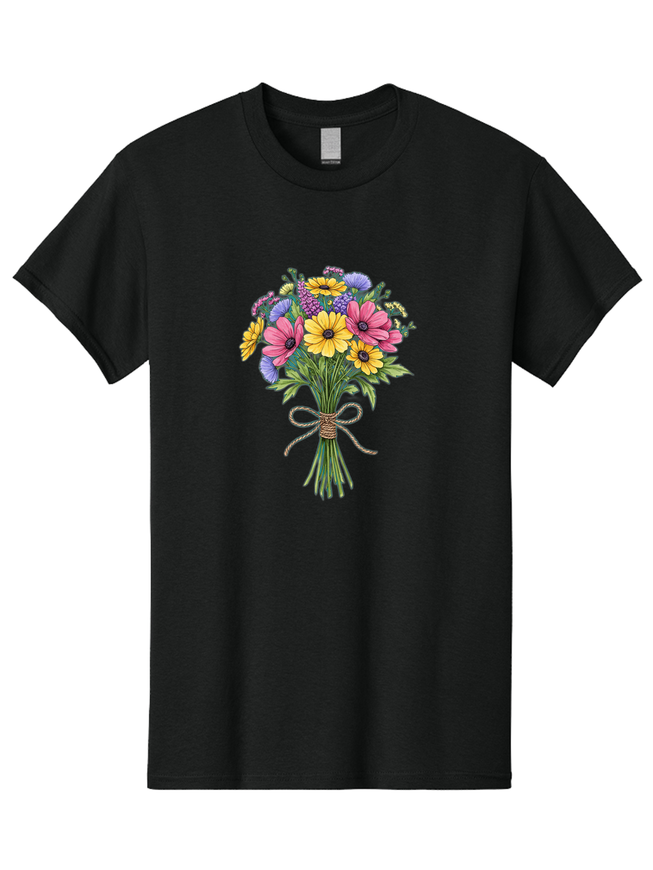 Floral-Bouquet-5 Men'S Graphic Tee, 100% Cotton, Comfortable Casual Summer Wear, Machine Washable, Vintage Camera, Old Camera, Antique Camera, Black Camera, Classic Photography, Photography Equipment, Nostalgic Device, Film Camera, Camera Art Baf080