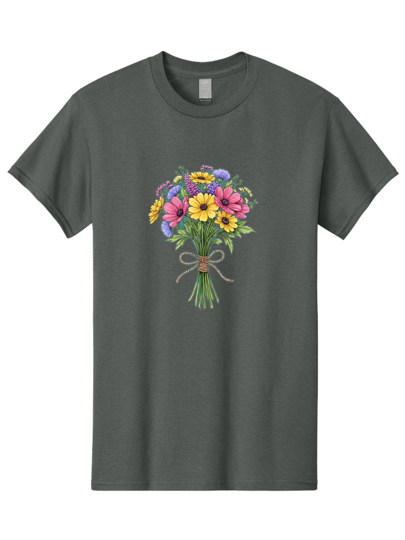 Floral-Bouquet-5 Men'S Graphic Tee, 100% Cotton, Comfortable Casual Summer Wear, Machine Washable, Vintage Camera, Old Camera, Antique Camera, Black Camera, Classic Photography, Photography Equipment, Nostalgic Device, Film Camera, Camera Art Baf080