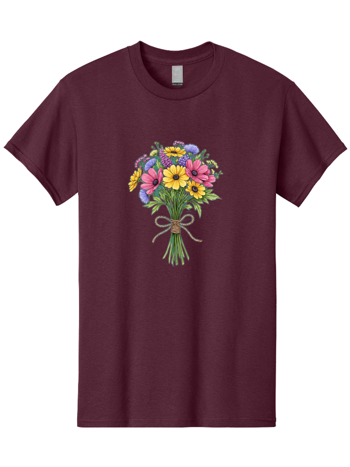 Floral-Bouquet-5 Men'S Graphic Tee, 100% Cotton, Comfortable Casual Summer Wear, Machine Washable, Vintage Camera, Old Camera, Antique Camera, Black Camera, Classic Photography, Photography Equipment, Nostalgic Device, Film Camera, Camera Art Baf080