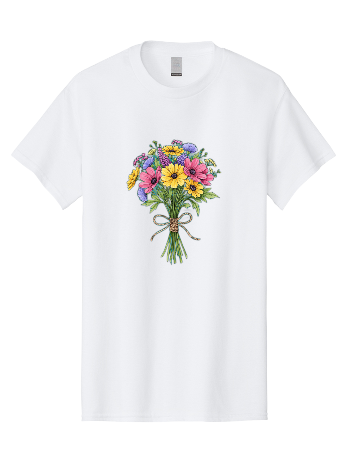 Floral-Bouquet-5 Men'S Graphic Tee, 100% Cotton, Comfortable Casual Summer Wear, Machine Washable, Vintage Camera, Old Camera, Antique Camera, Black Camera, Classic Photography, Photography Equipment, Nostalgic Device, Film Camera, Camera Art Baf080
