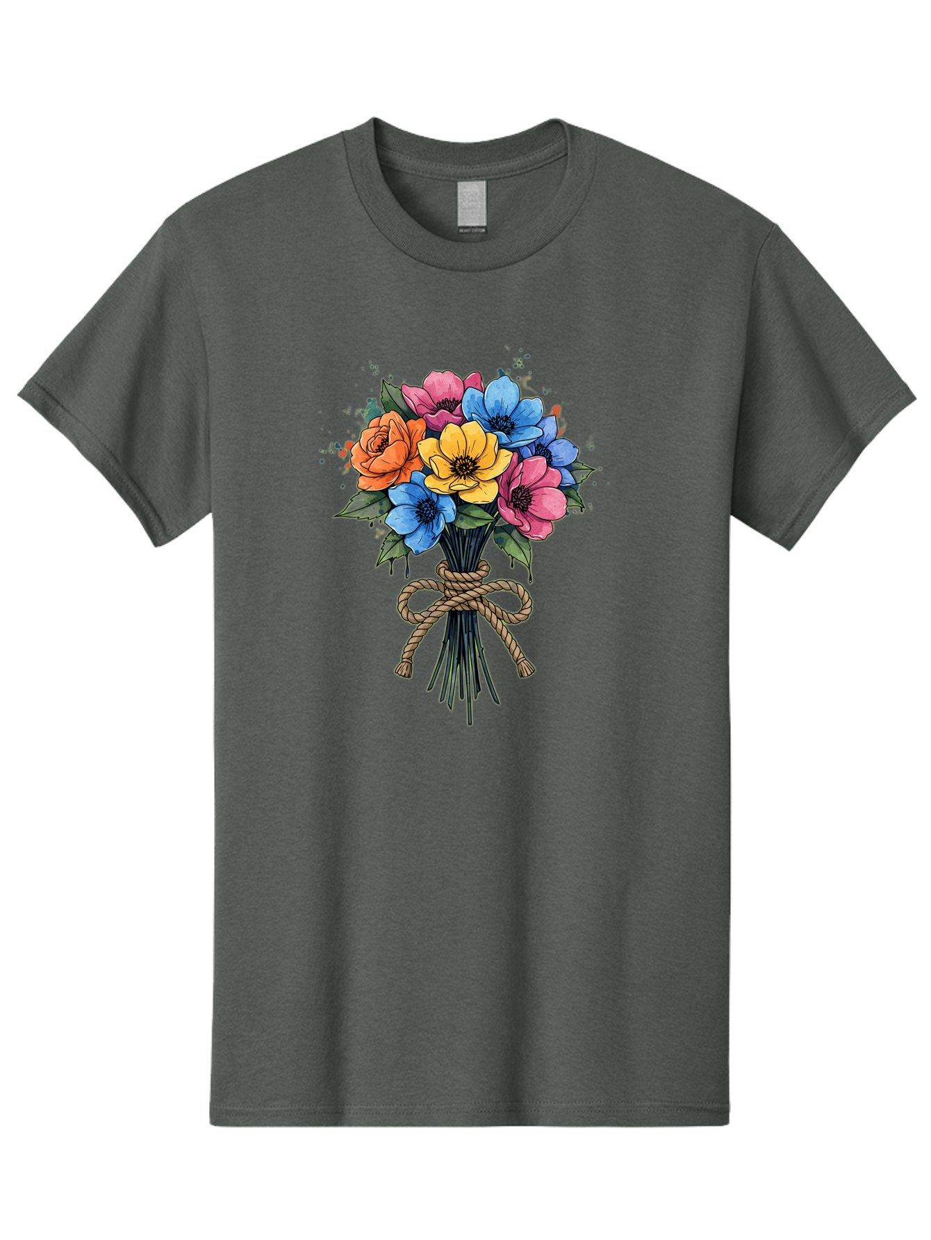 Floral-Bouquet Men'S Graphic Tee, 100% Cotton, Comfortable Casual Summer Wear, Machine Washable, Vintage Camera, Old Camera, Antique Camera, Black Camera, Classic Photography, Photography Equipment, Nostalgic Device, Film Camera, Camera Art Baf083