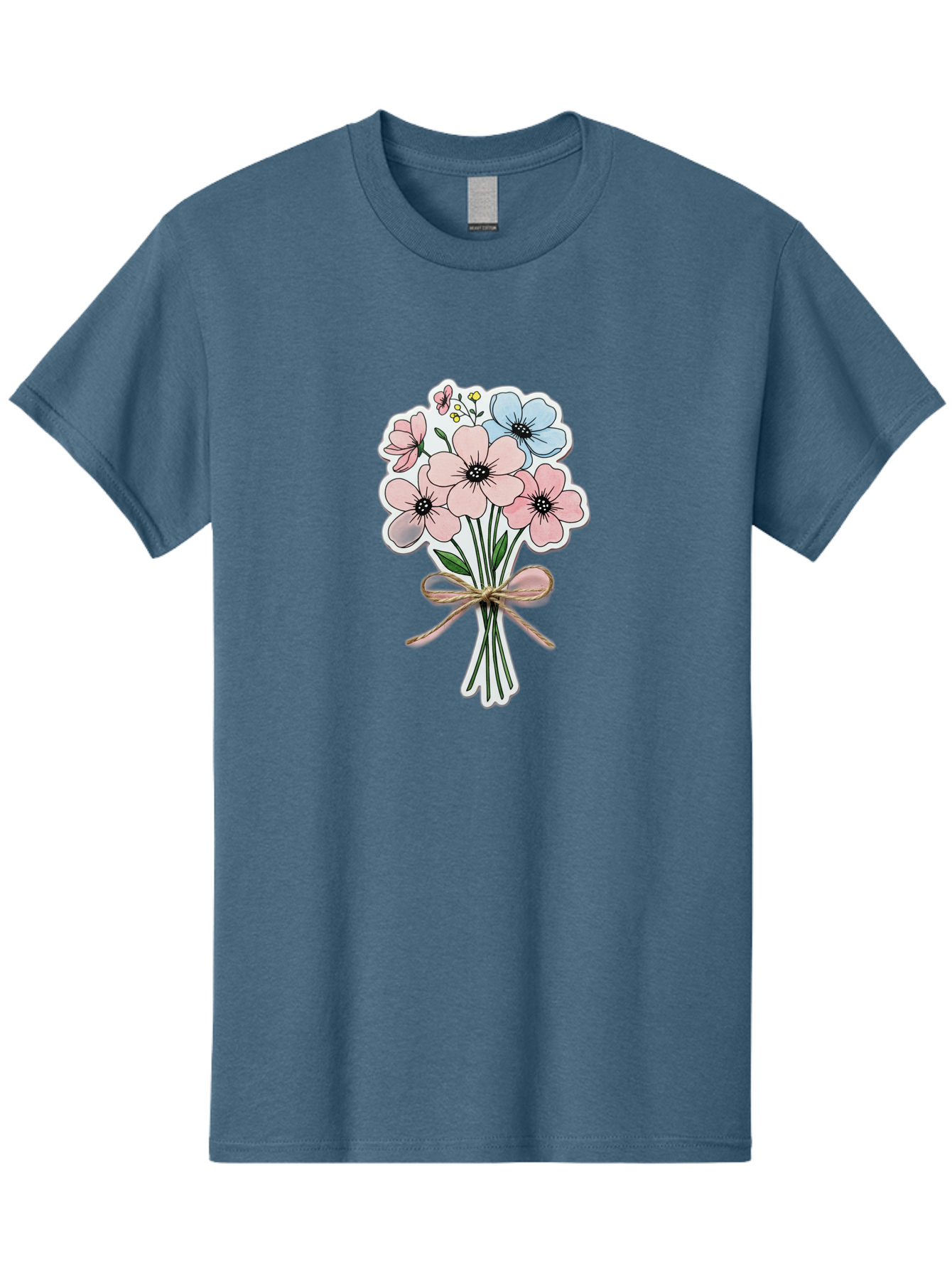 Flower-Bouquet-1 Men'S Graphic Tee, 100% Cotton, Comfortable Casual Summer Wear, Machine Washable, Vintage Camera, Old Camera, Antique Camera, Black Camera, Classic Photography, Photography Equipment, Nostalgic Device, Film Camera, Camera Art Baf088