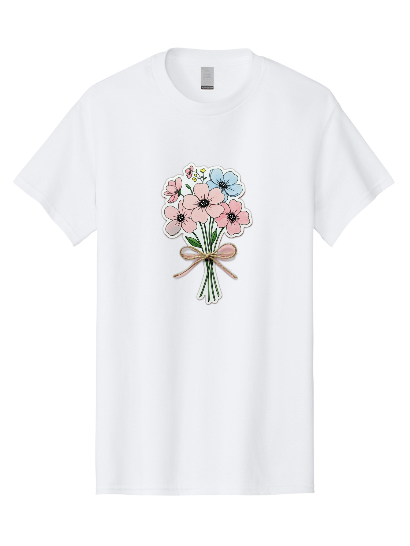 Flower-Bouquet-1 Men'S Graphic Tee, 100% Cotton, Comfortable Casual Summer Wear, Machine Washable, Vintage Camera, Old Camera, Antique Camera, Black Camera, Classic Photography, Photography Equipment, Nostalgic Device, Film Camera, Camera Art Baf088