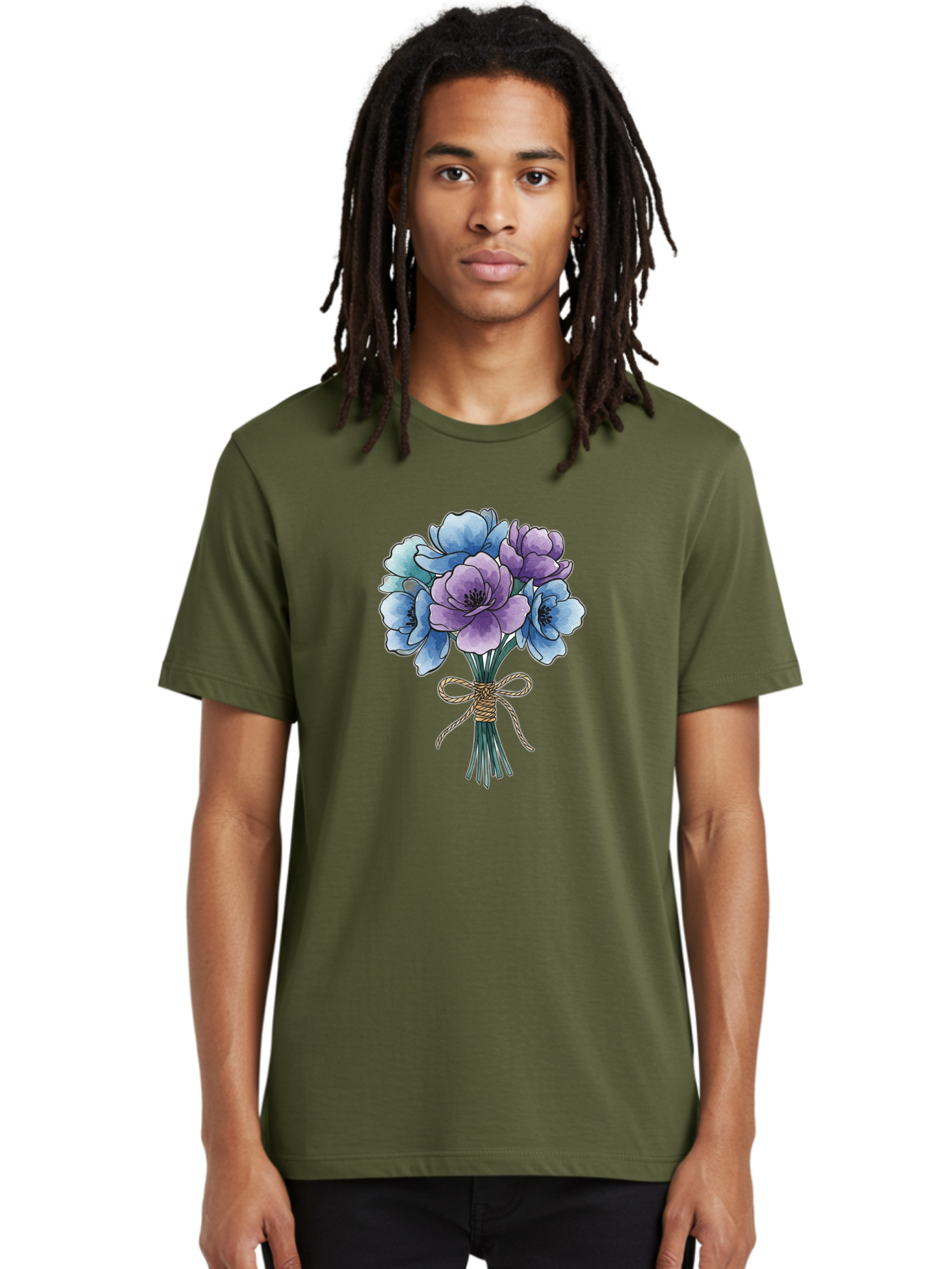 Flower-Bouquet Men'S Graphic Tee, 100% Cotton, Comfortable Casual Summer Wear, Machine Washable, Vintage Camera, Old Camera, Antique Camera, Black Camera, Classic Photography, Photography Equipment, Nostalgic Device, Film Camera, Camera Art Baf089